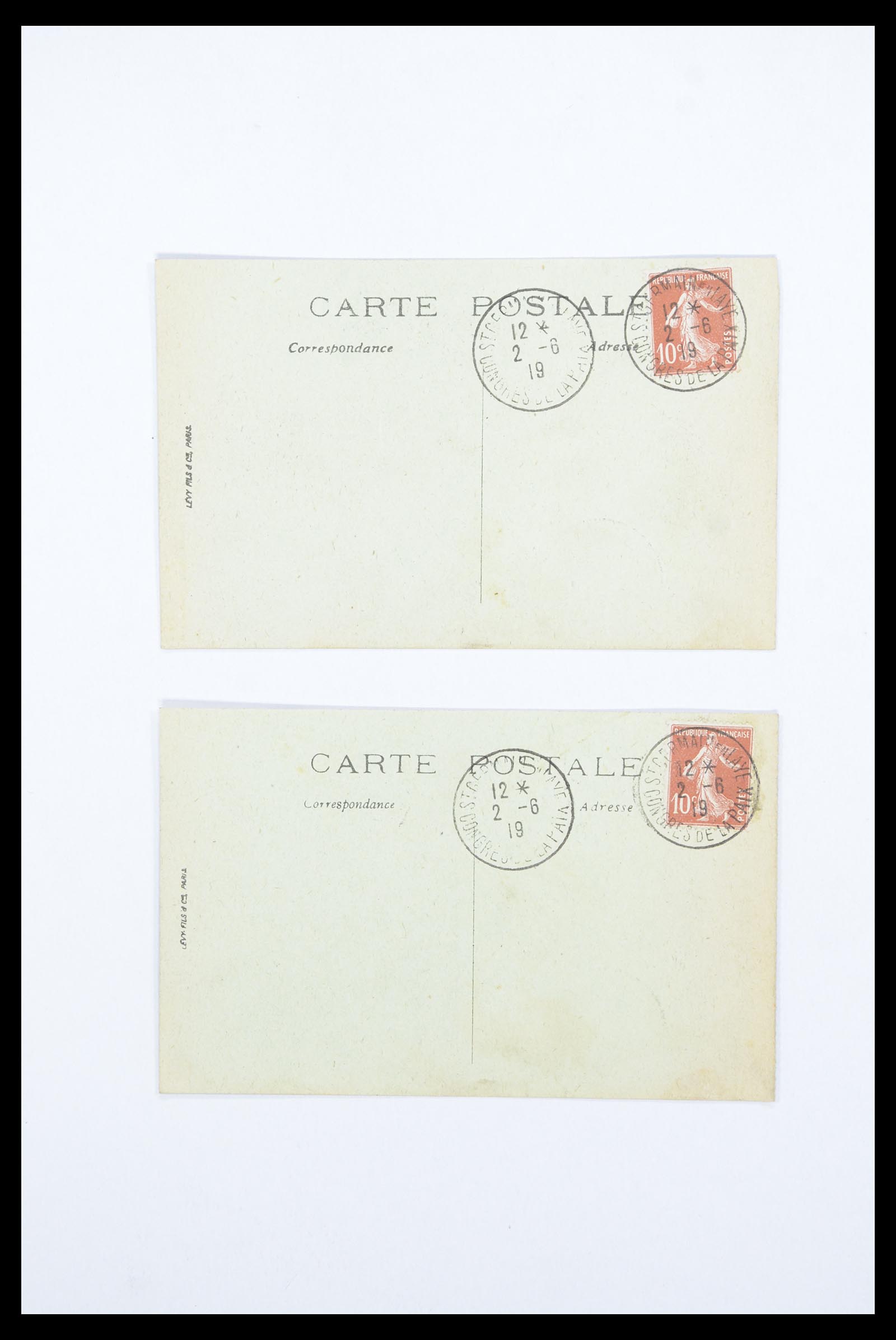 36894 027 - Postzegelverzameling 36894 Frankrik en koloniën brieven 1885-1950.
