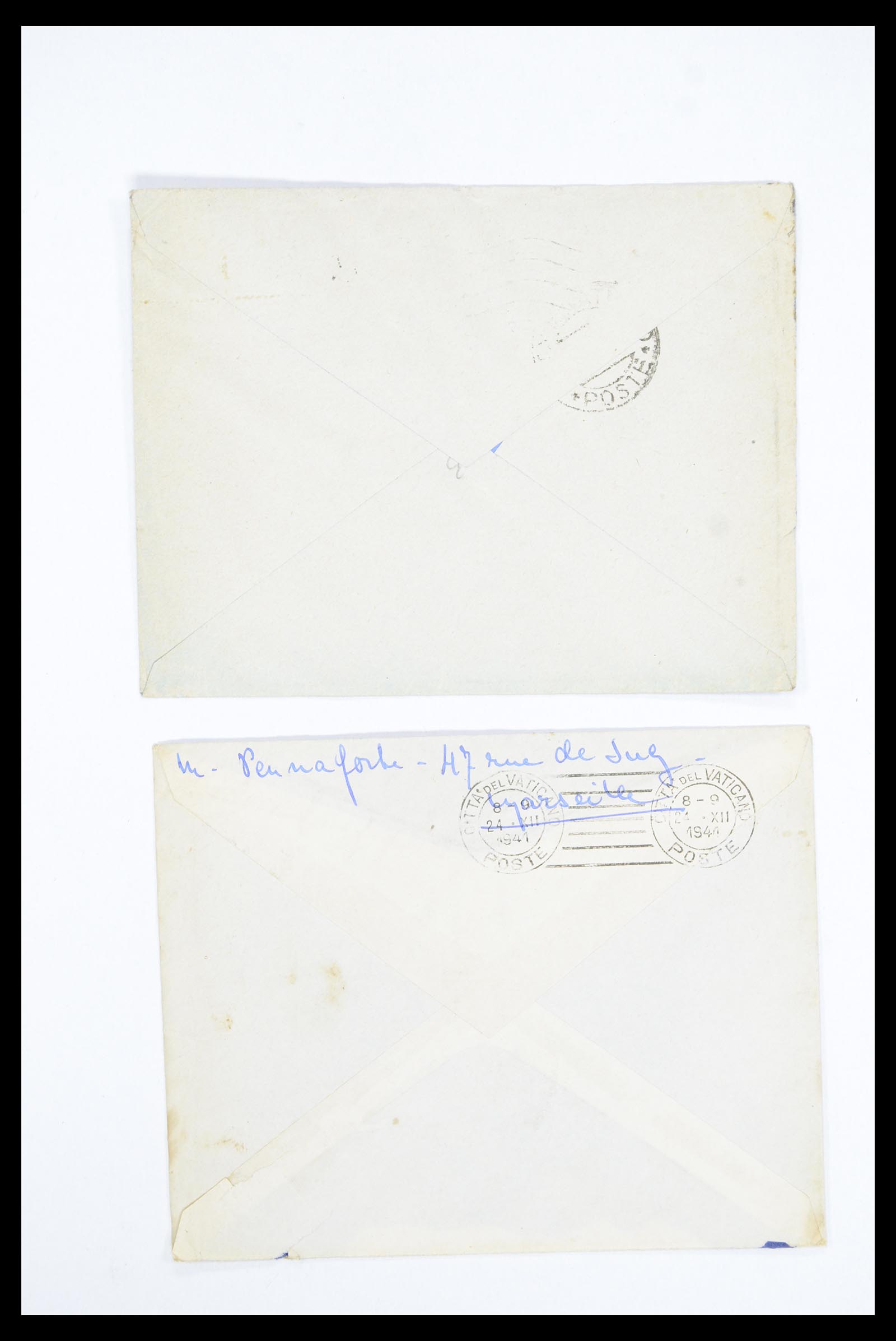 36894 048 - Postzegelverzameling 36894 Frankrik en koloniën brieven 1885-1950.