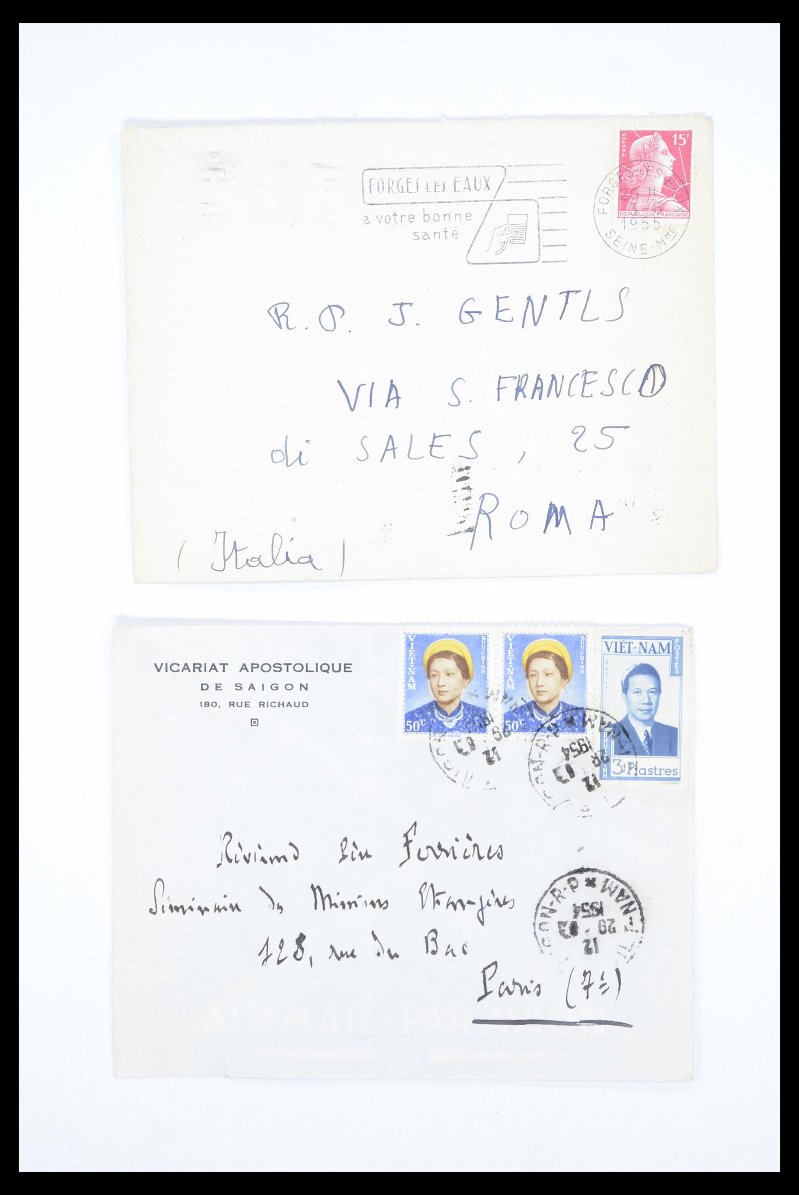 36894 063 - Stamp collection 36894 France and colonies covers 1885-1950.