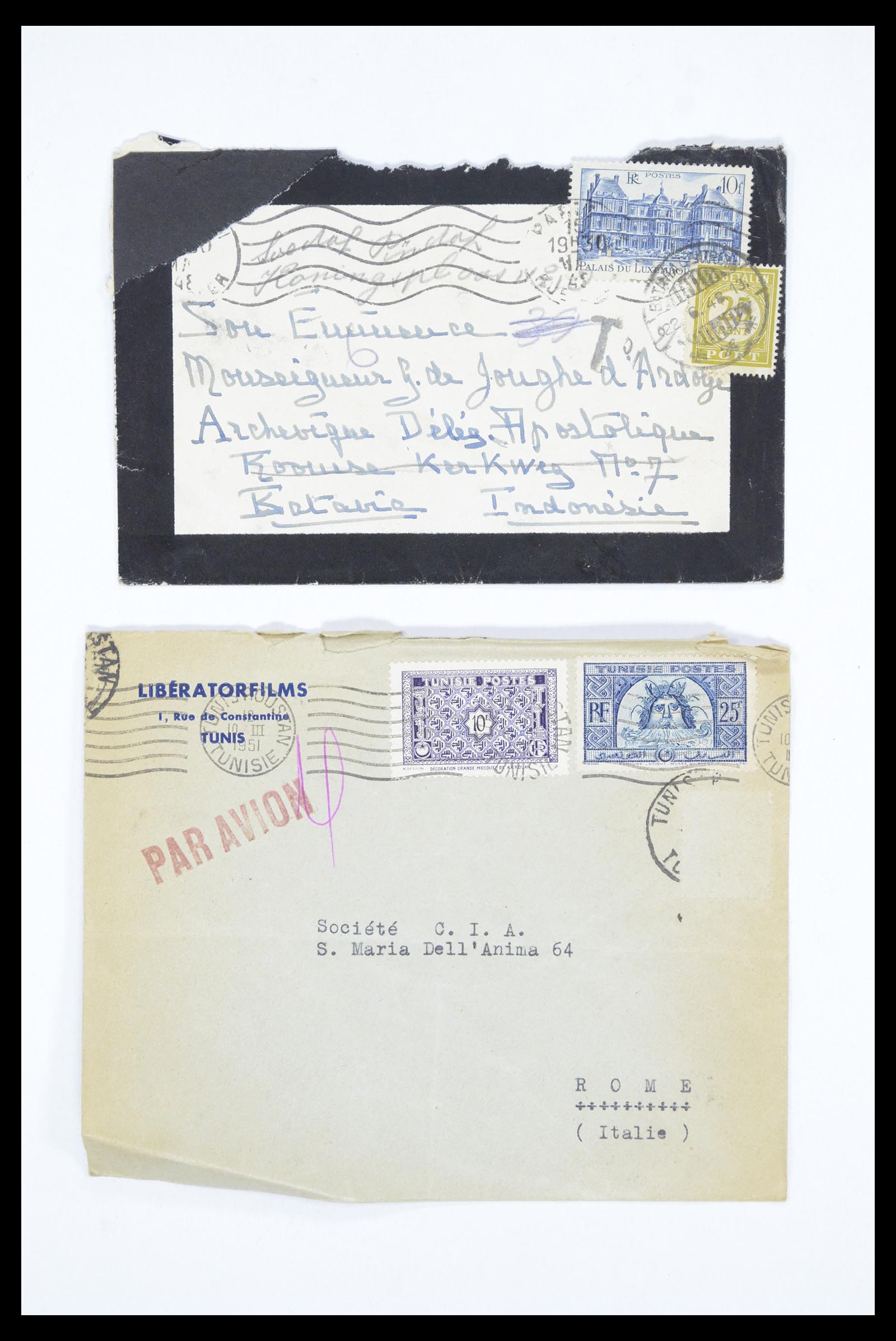 36894 073 - Stamp collection 36894 France and colonies covers 1885-1950.