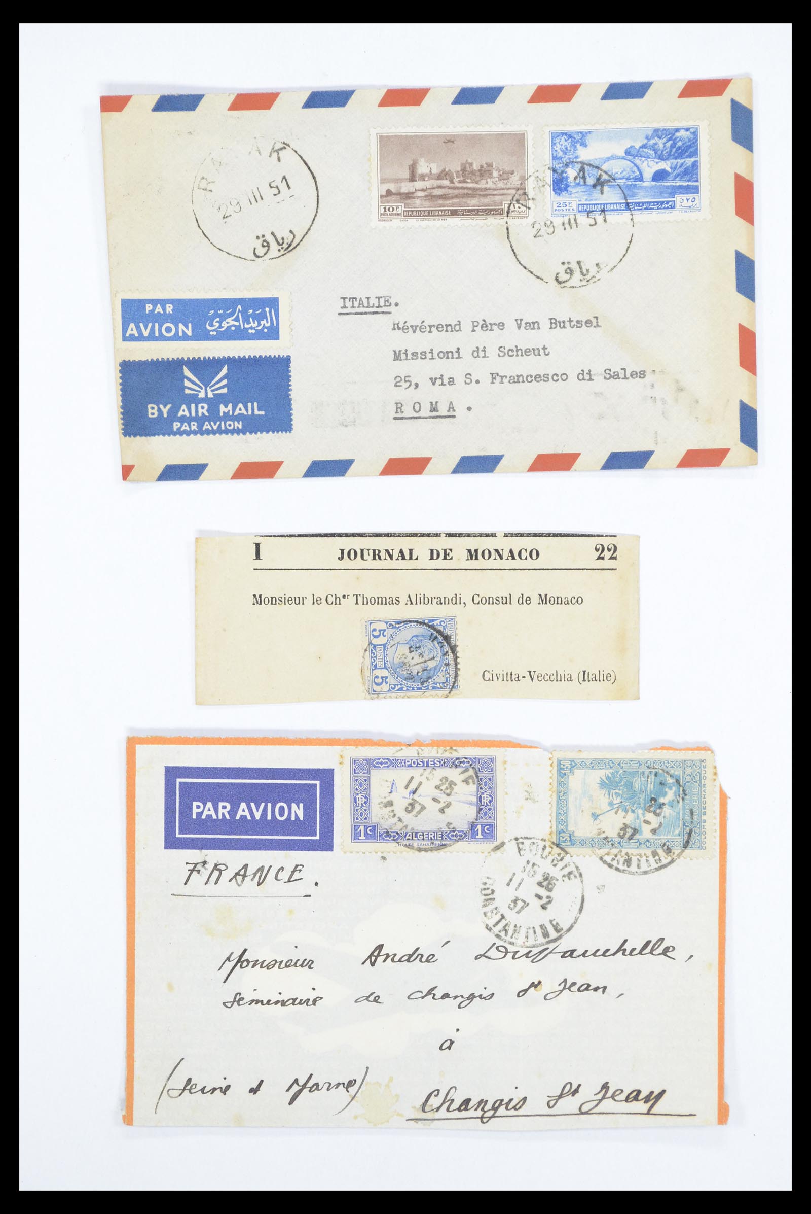 36894 079 - Stamp collection 36894 France and colonies covers 1885-1950.