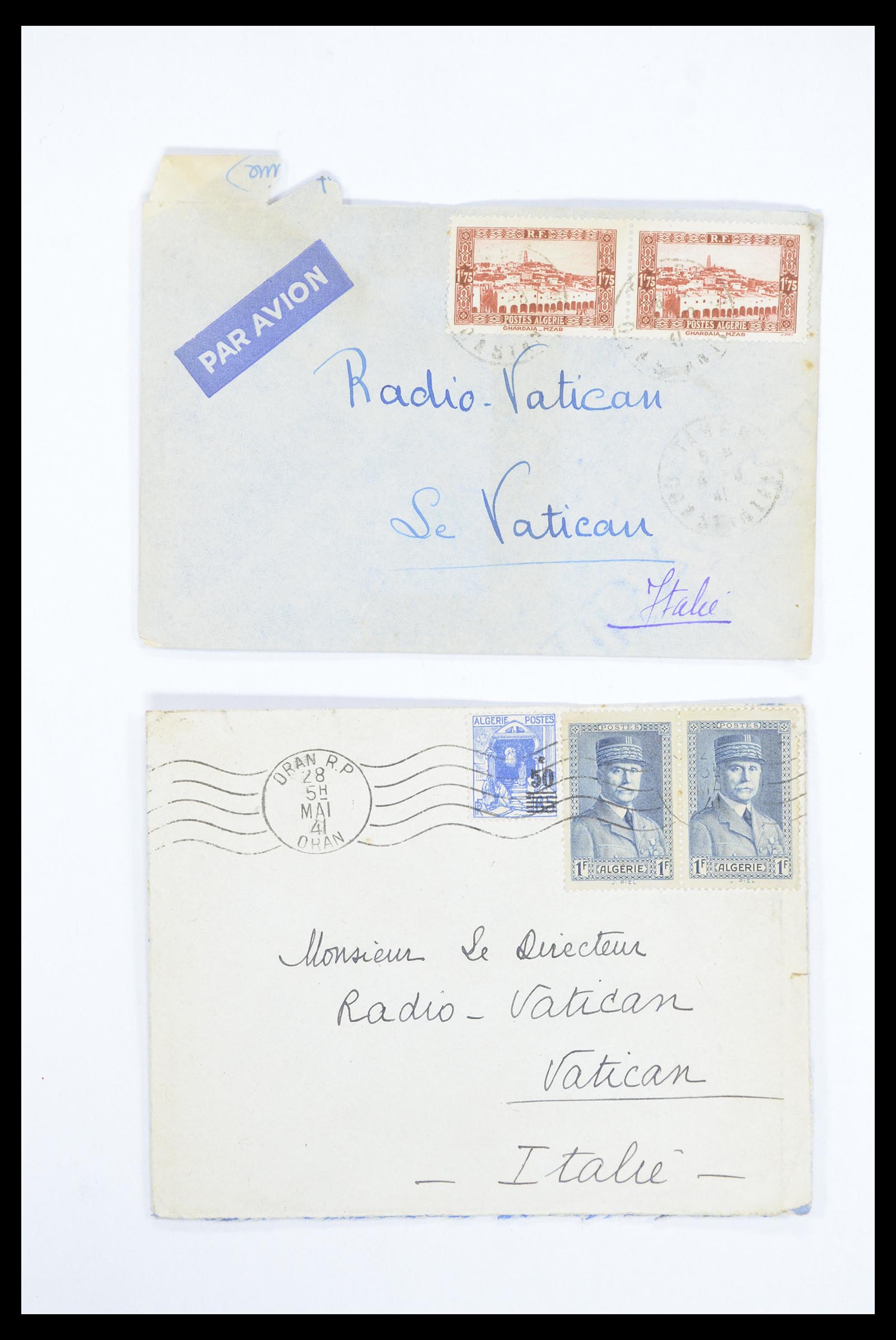 36894 089 - Postzegelverzameling 36894 Frankrik en koloniën brieven 1885-1950.