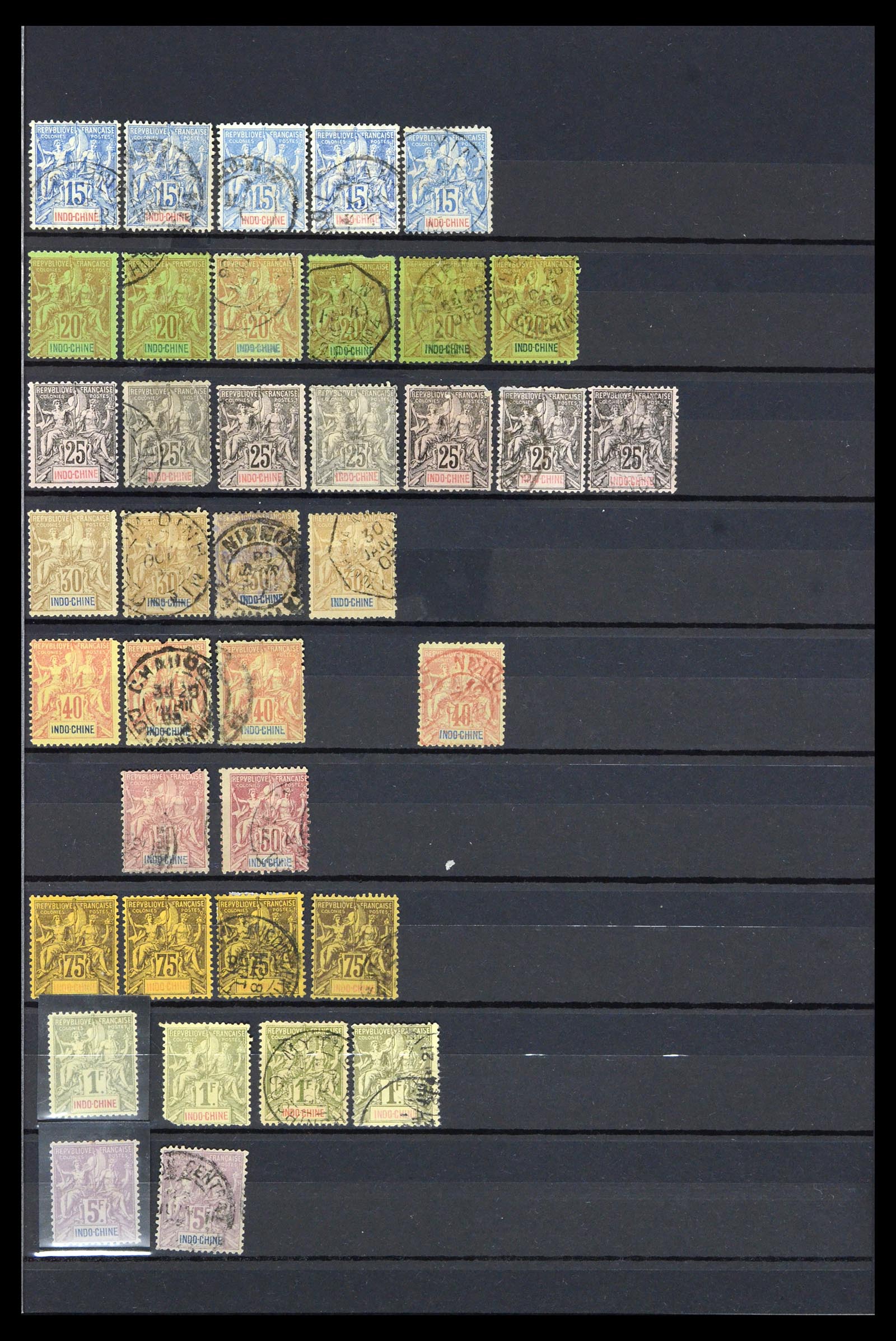 36895 003 - Postzegelverzameling 36895 Franse koloniën 1886-1959.