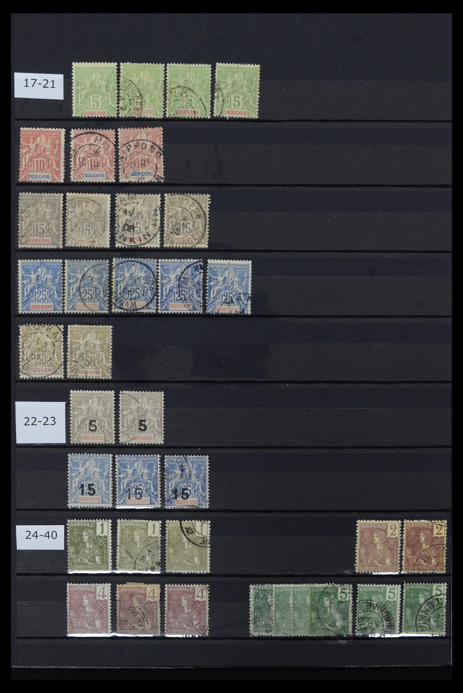 36895 004 - Postzegelverzameling 36895 Franse koloniën 1886-1959.