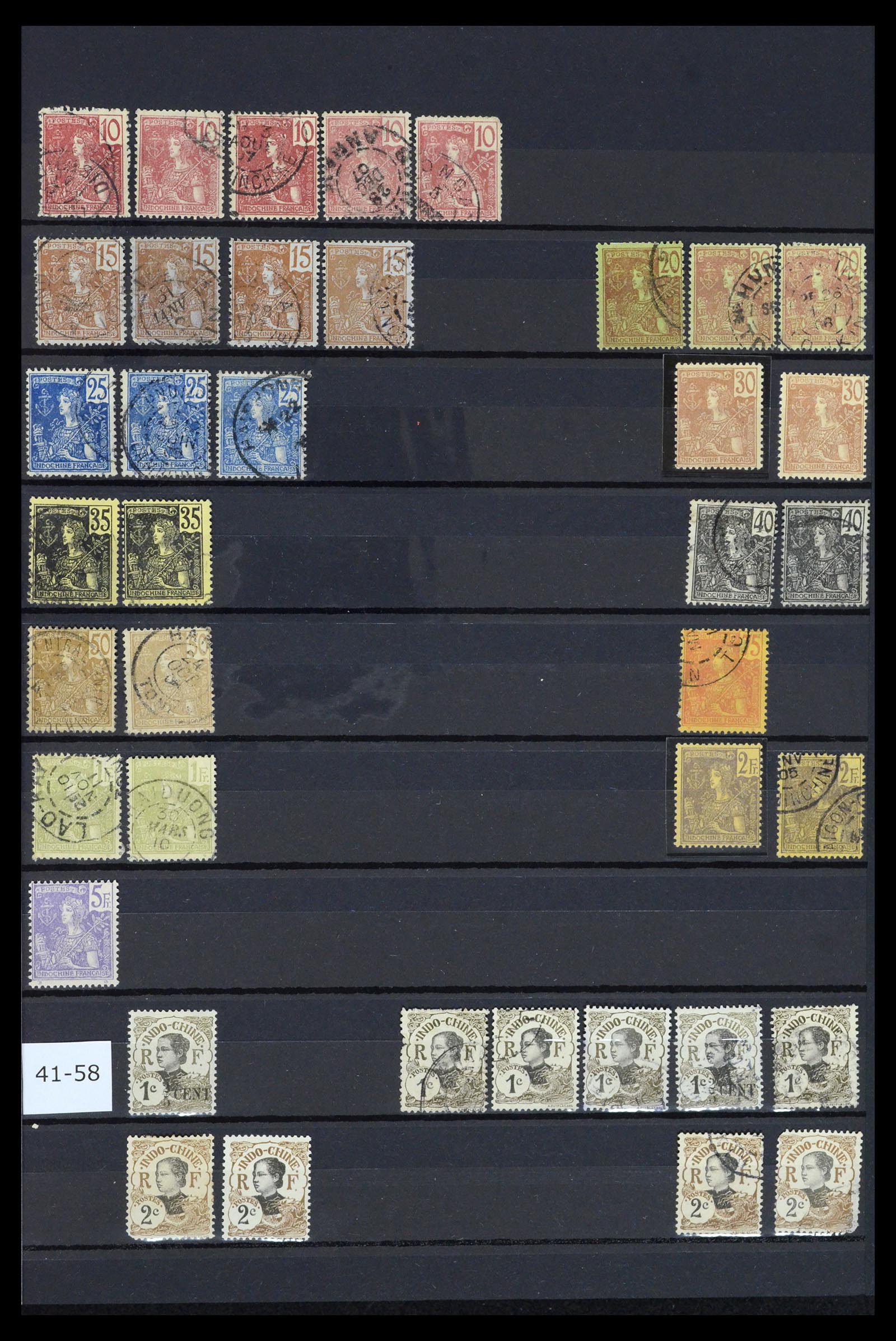 36895 005 - Postzegelverzameling 36895 Franse koloniën 1886-1959.