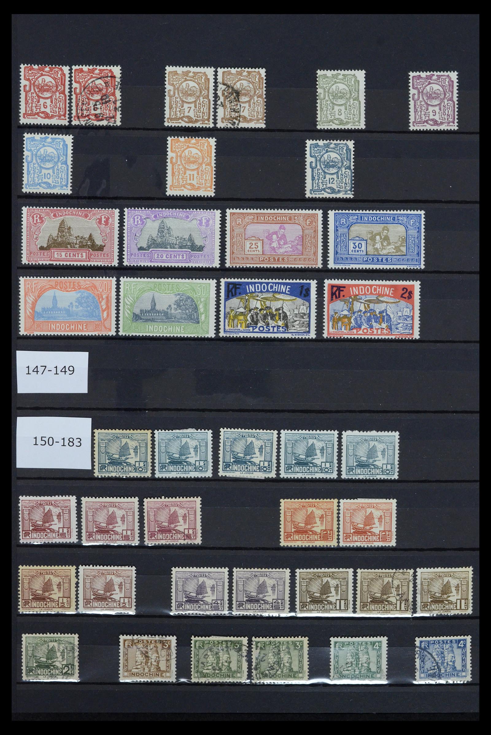 36895 010 - Postzegelverzameling 36895 Franse koloniën 1886-1959.