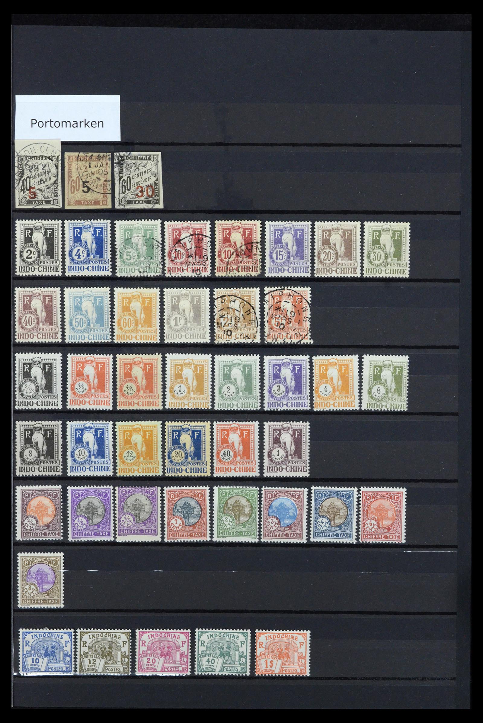 36895 013 - Postzegelverzameling 36895 Franse koloniën 1886-1959.