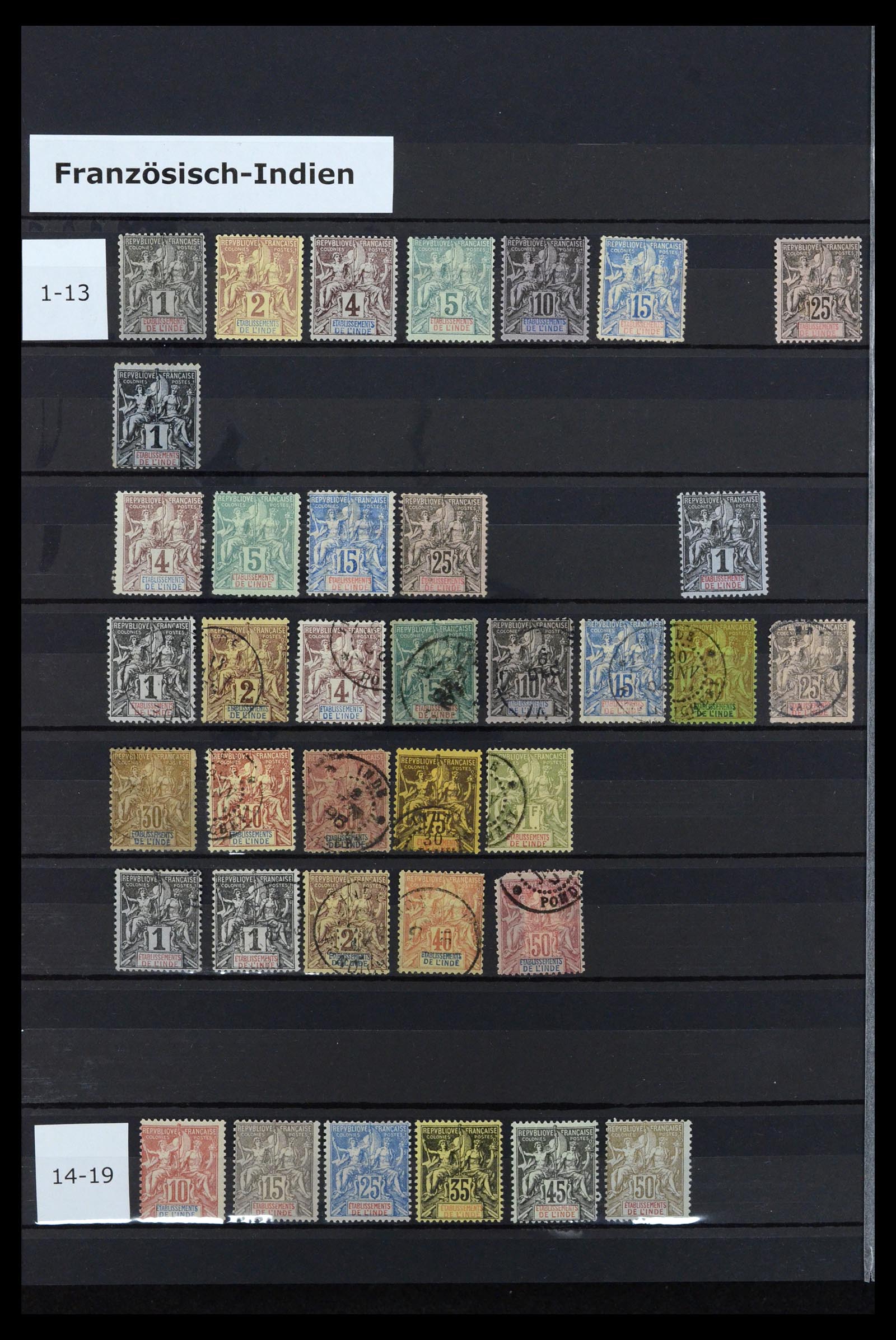 36895 016 - Postzegelverzameling 36895 Franse koloniën 1886-1959.