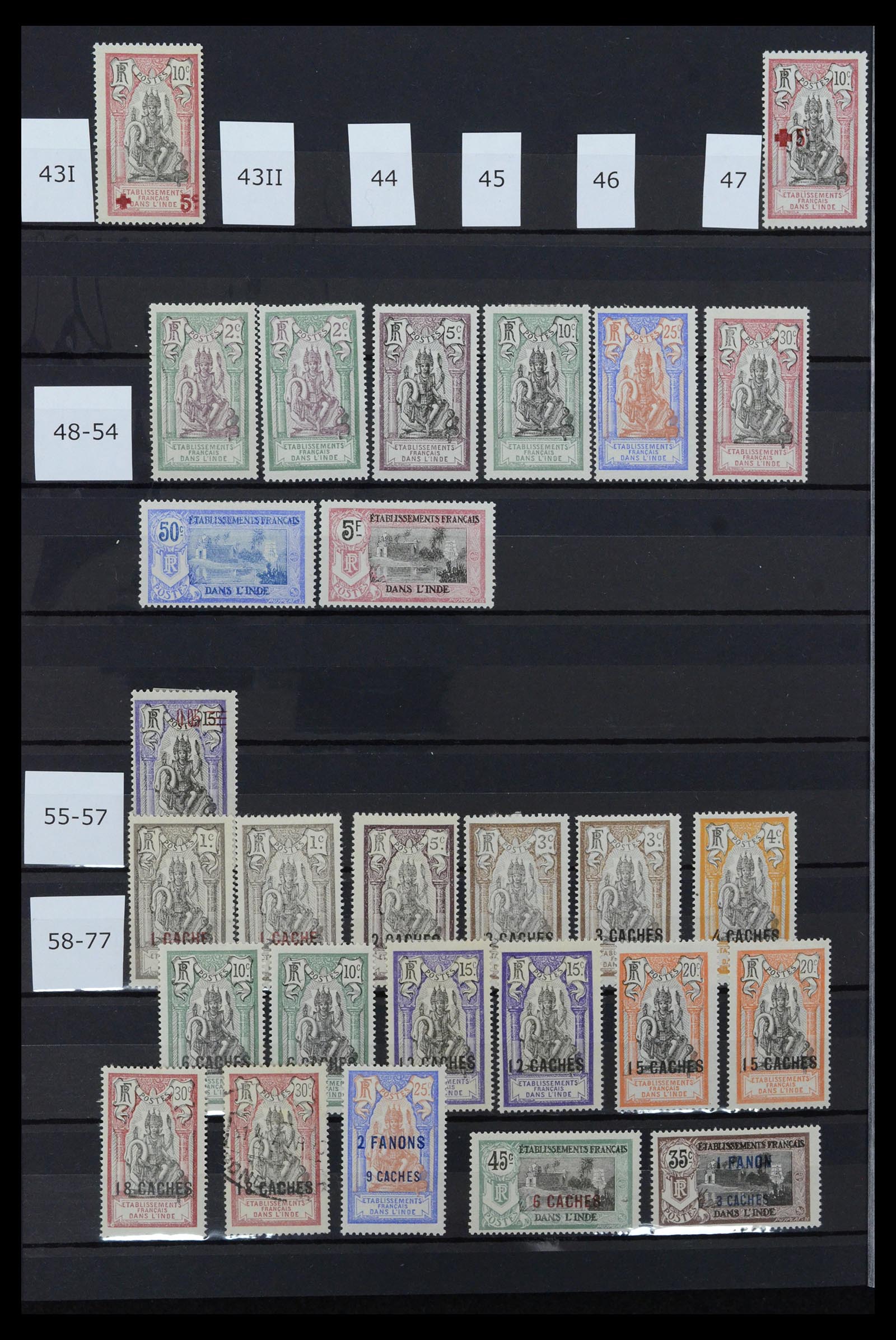 36895 018 - Postzegelverzameling 36895 Franse koloniën 1886-1959.