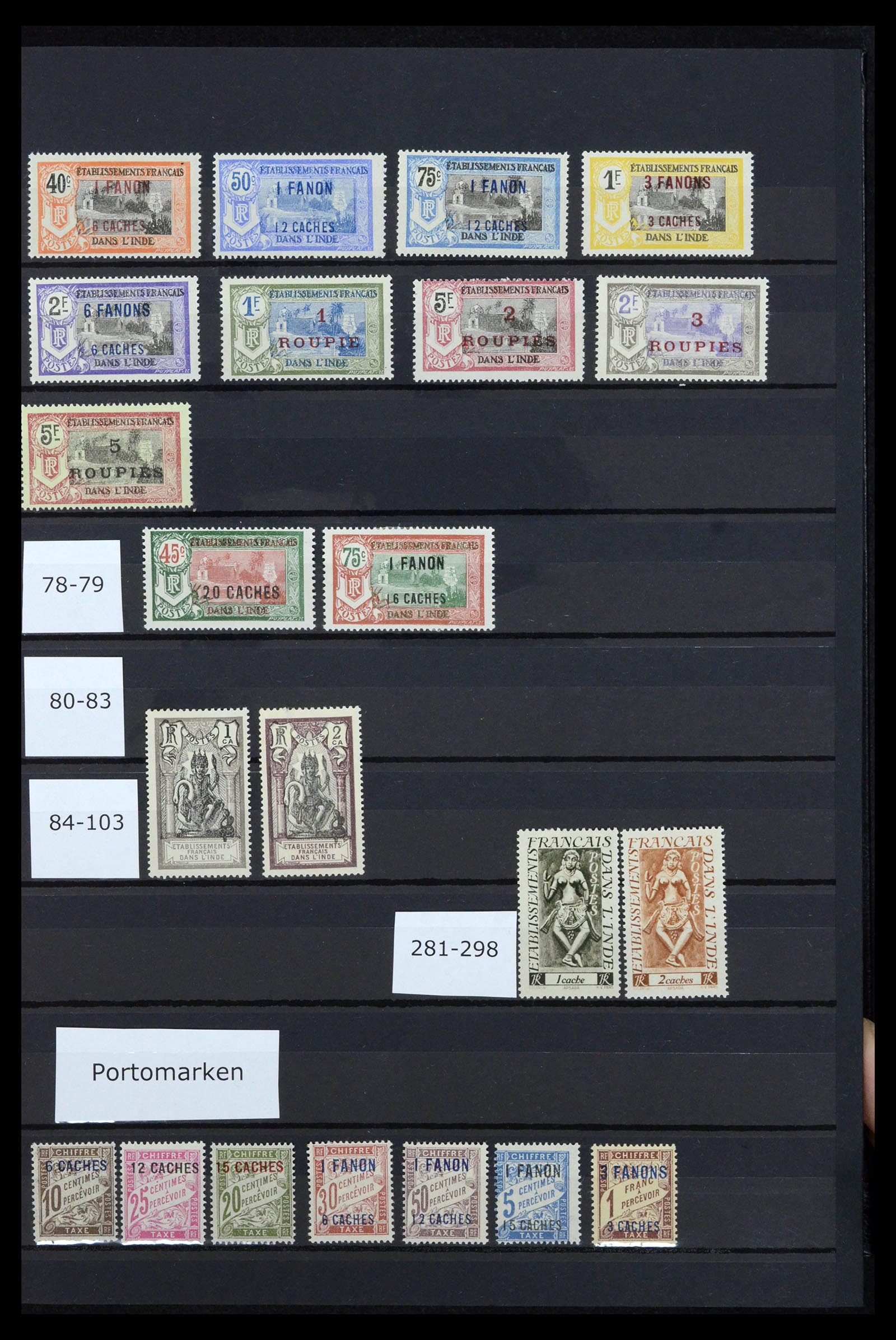 36895 019 - Postzegelverzameling 36895 Franse koloniën 1886-1959.
