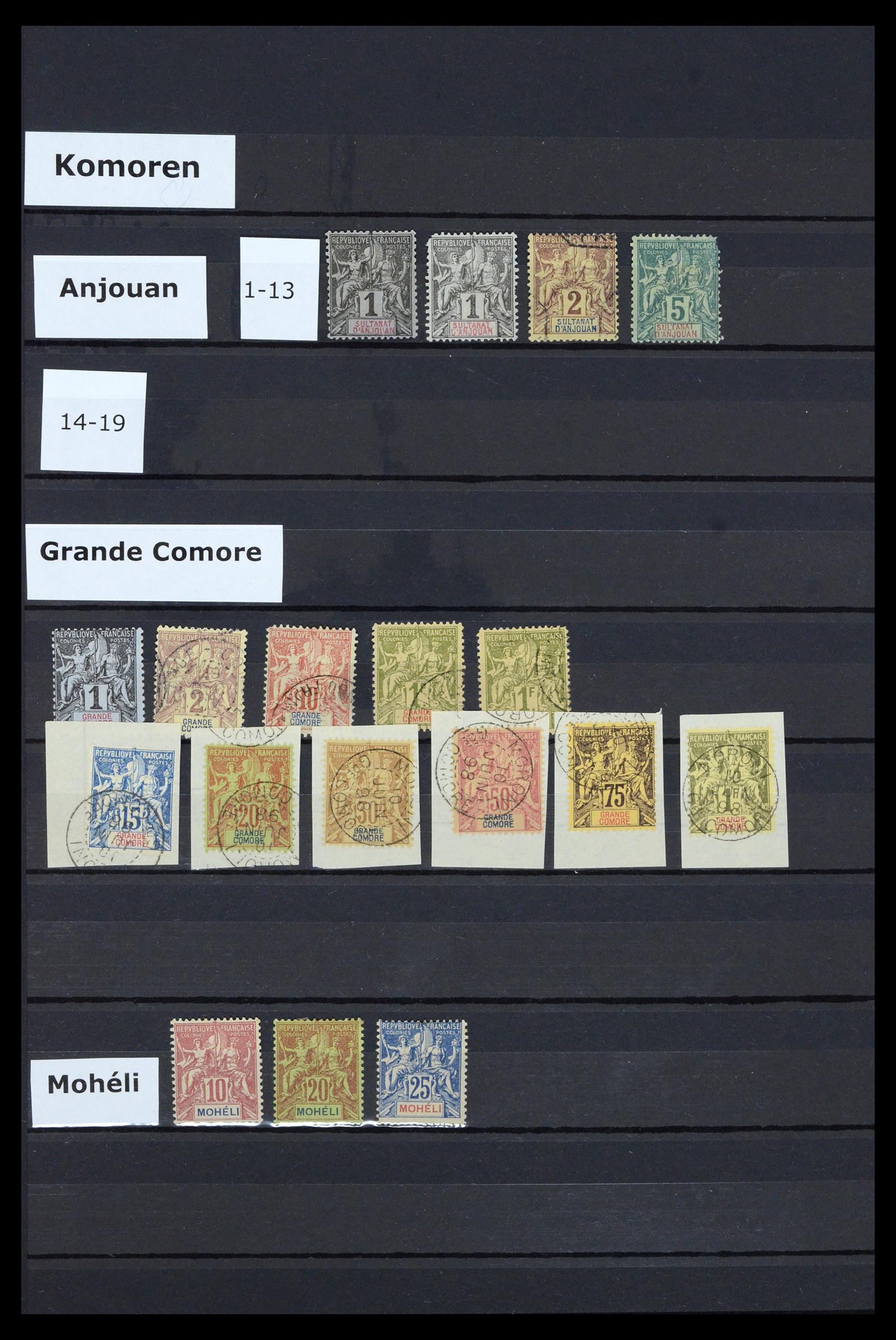 36895 020 - Postzegelverzameling 36895 Franse koloniën 1886-1959.