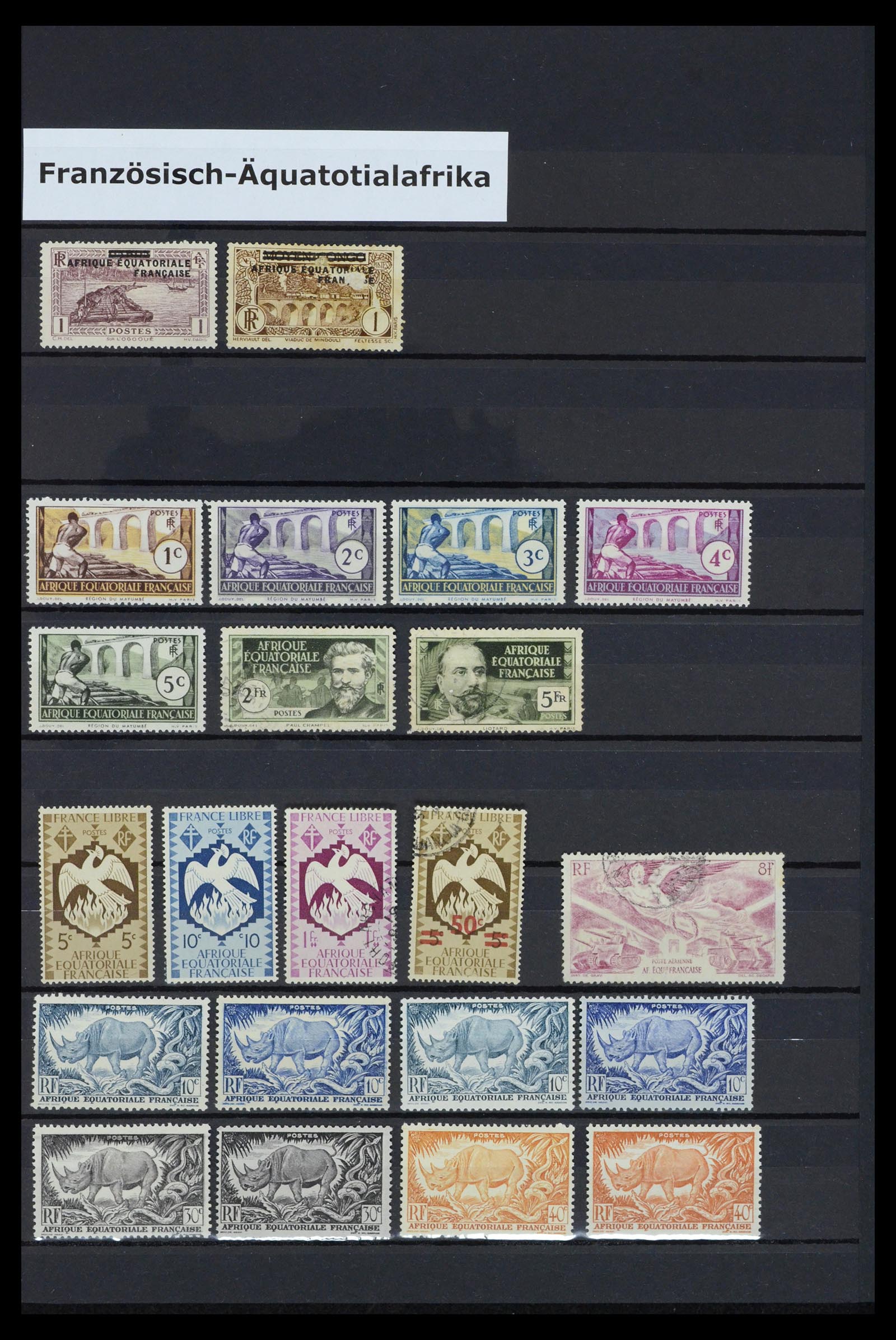 36895 021 - Postzegelverzameling 36895 Franse koloniën 1886-1959.