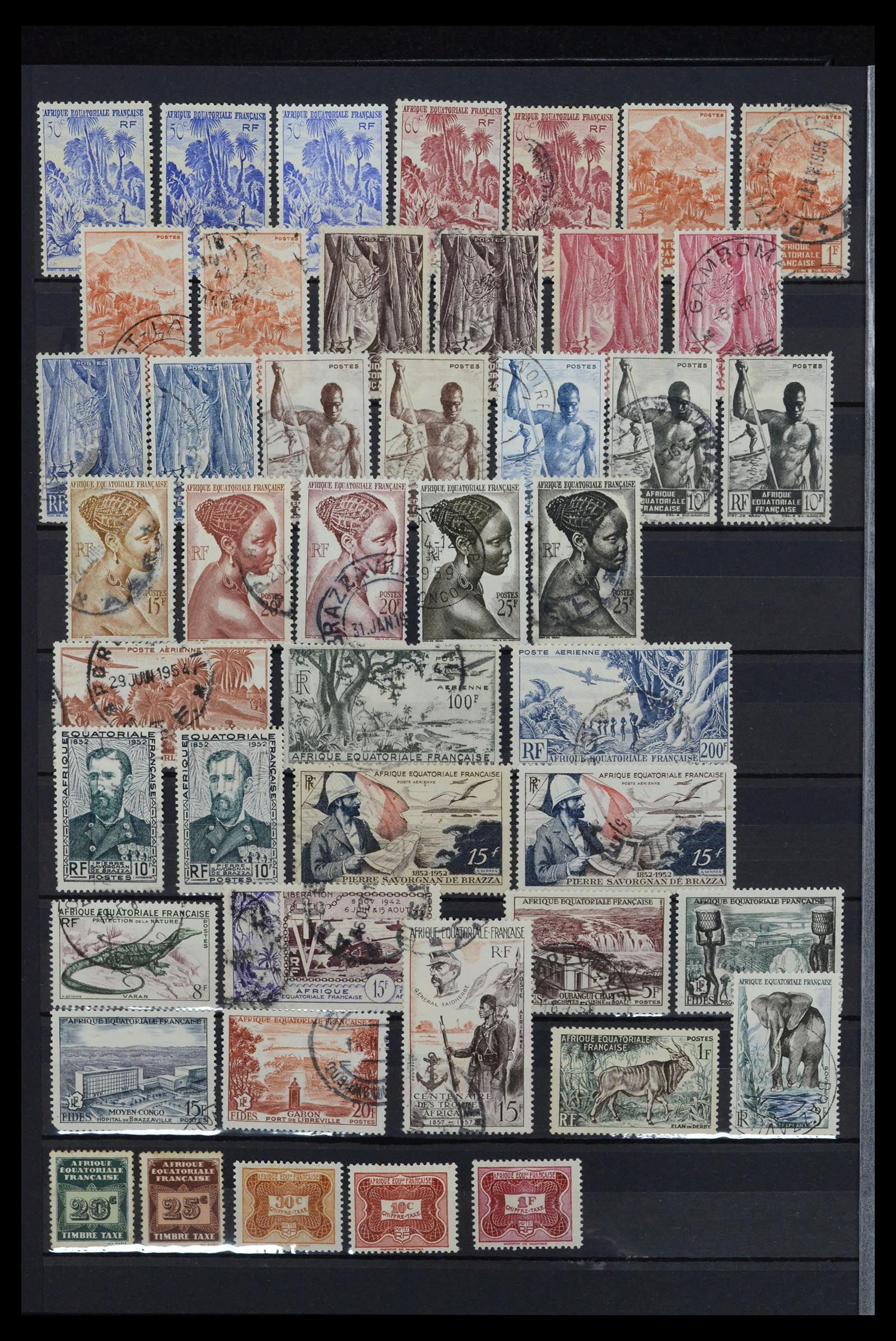 36895 022 - Postzegelverzameling 36895 Franse koloniën 1886-1959.
