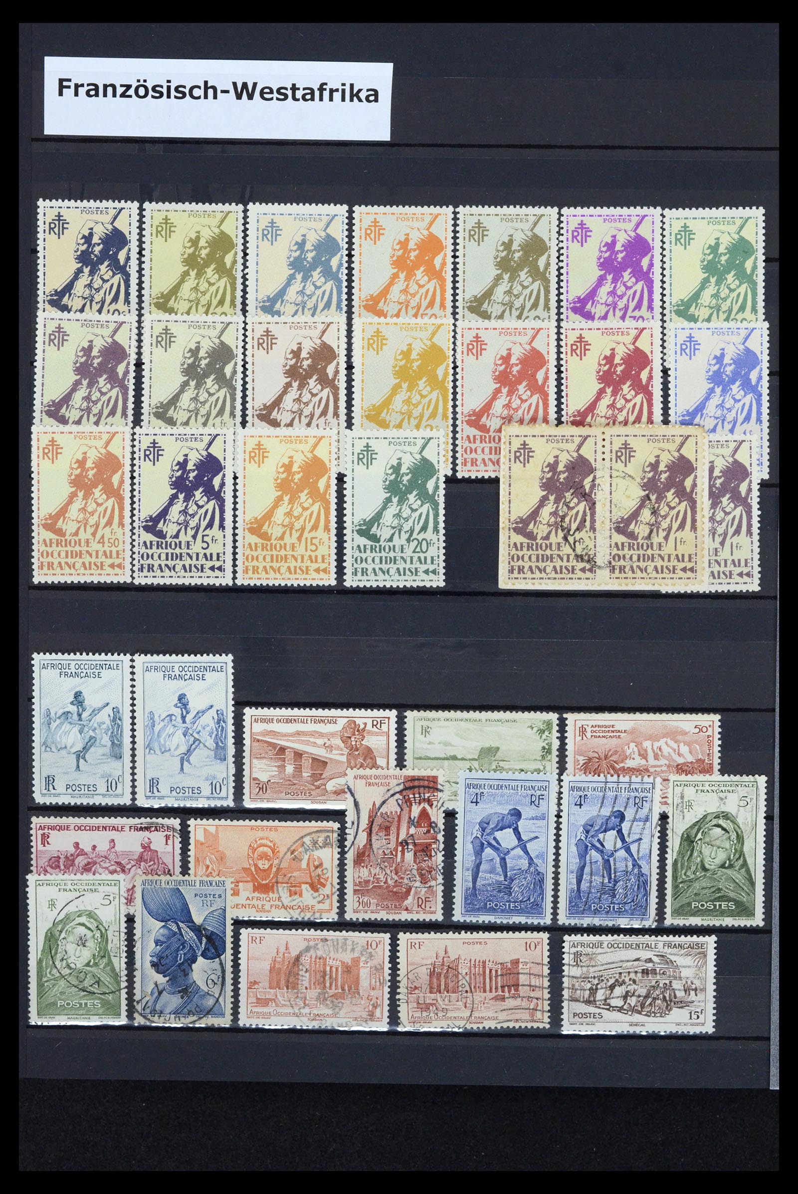 36895 028 - Postzegelverzameling 36895 Franse koloniën 1886-1959.