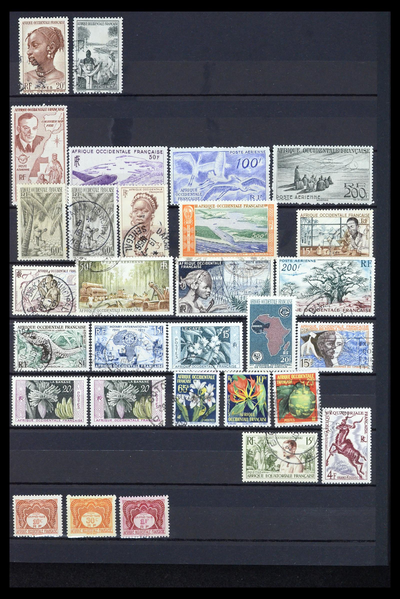 36895 029 - Postzegelverzameling 36895 Franse koloniën 1886-1959.