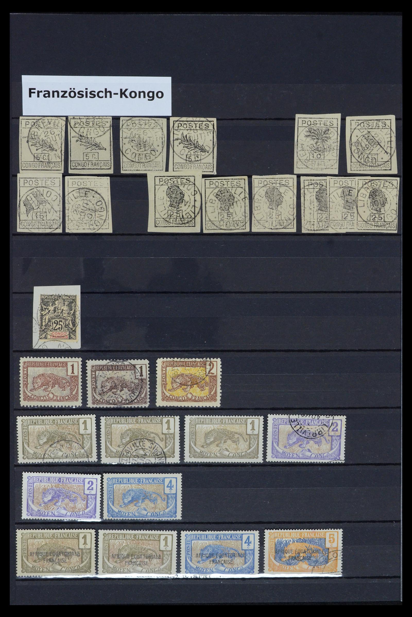 36895 030 - Postzegelverzameling 36895 Franse koloniën 1886-1959.
