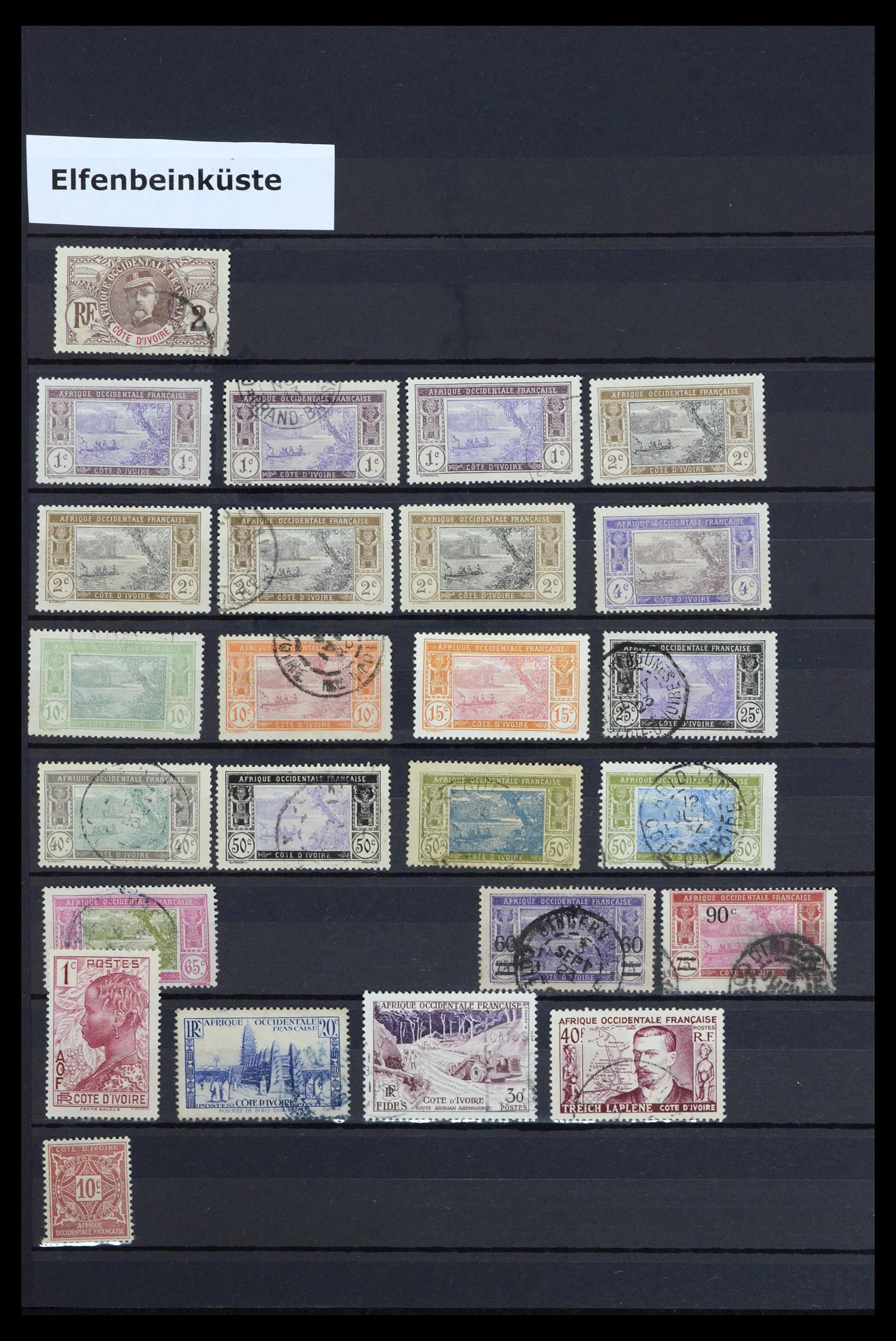 36895 042 - Postzegelverzameling 36895 Franse koloniën 1886-1959.