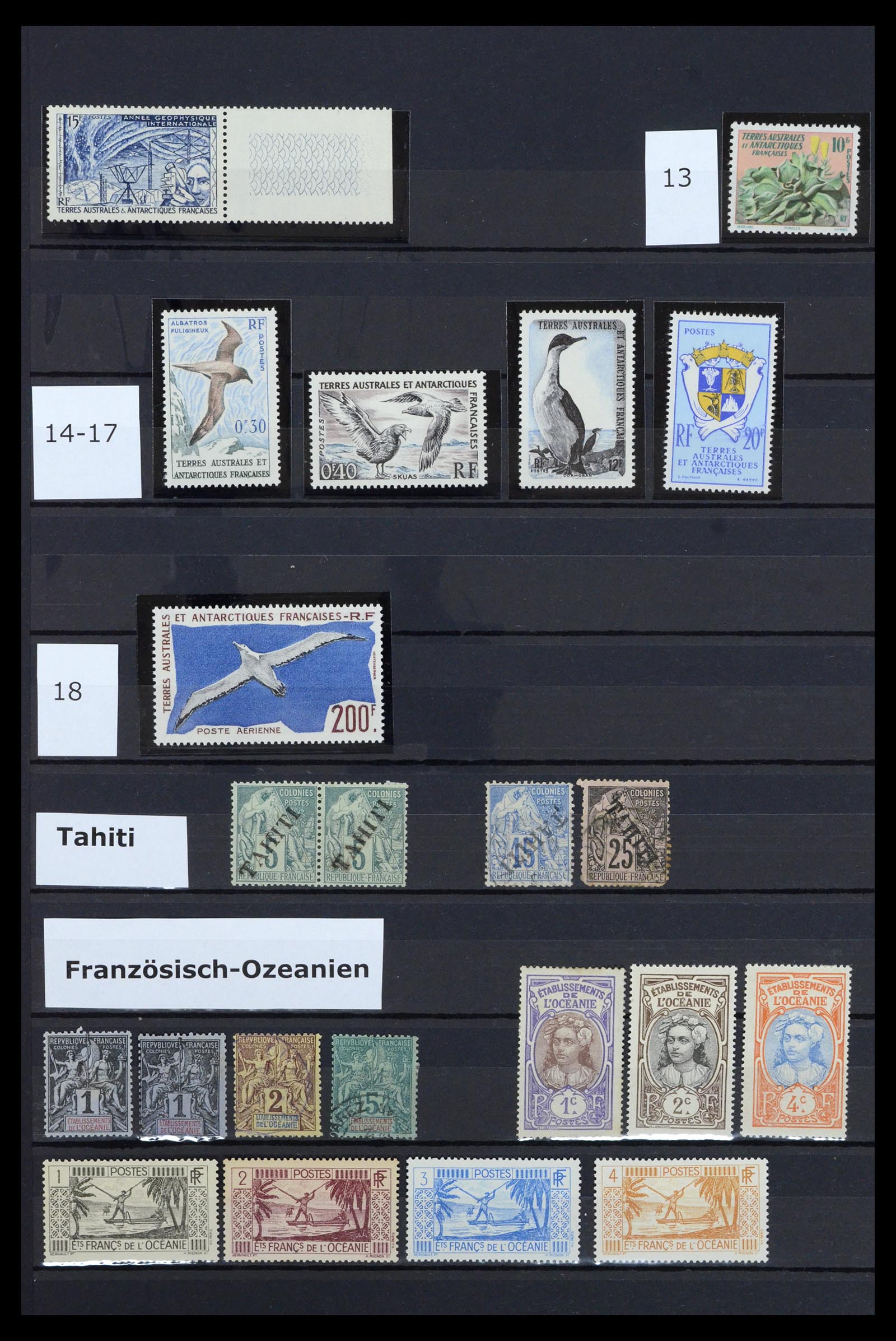 36895 044 - Postzegelverzameling 36895 Franse koloniën 1886-1959.