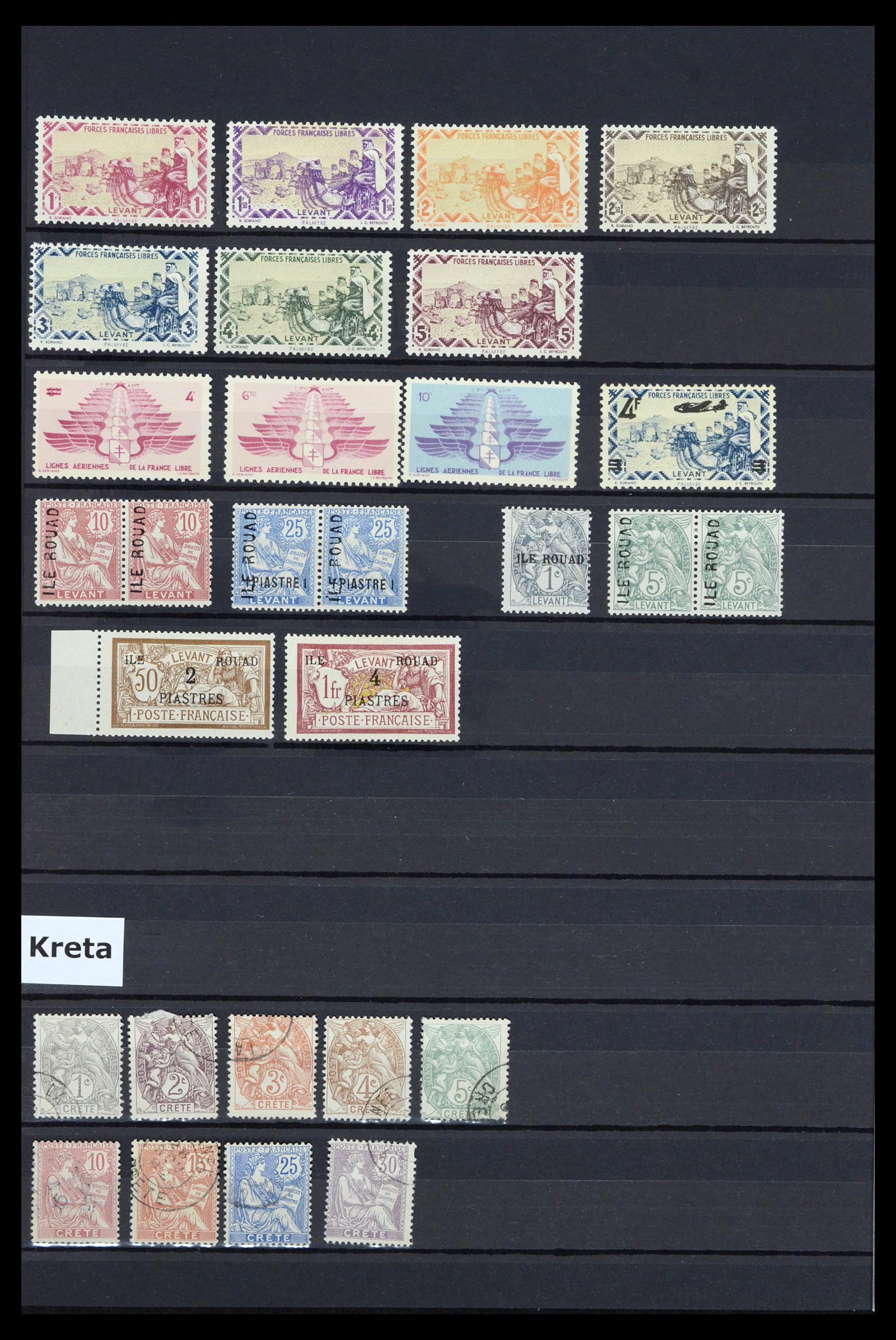 36895 052 - Postzegelverzameling 36895 Franse koloniën 1886-1959.