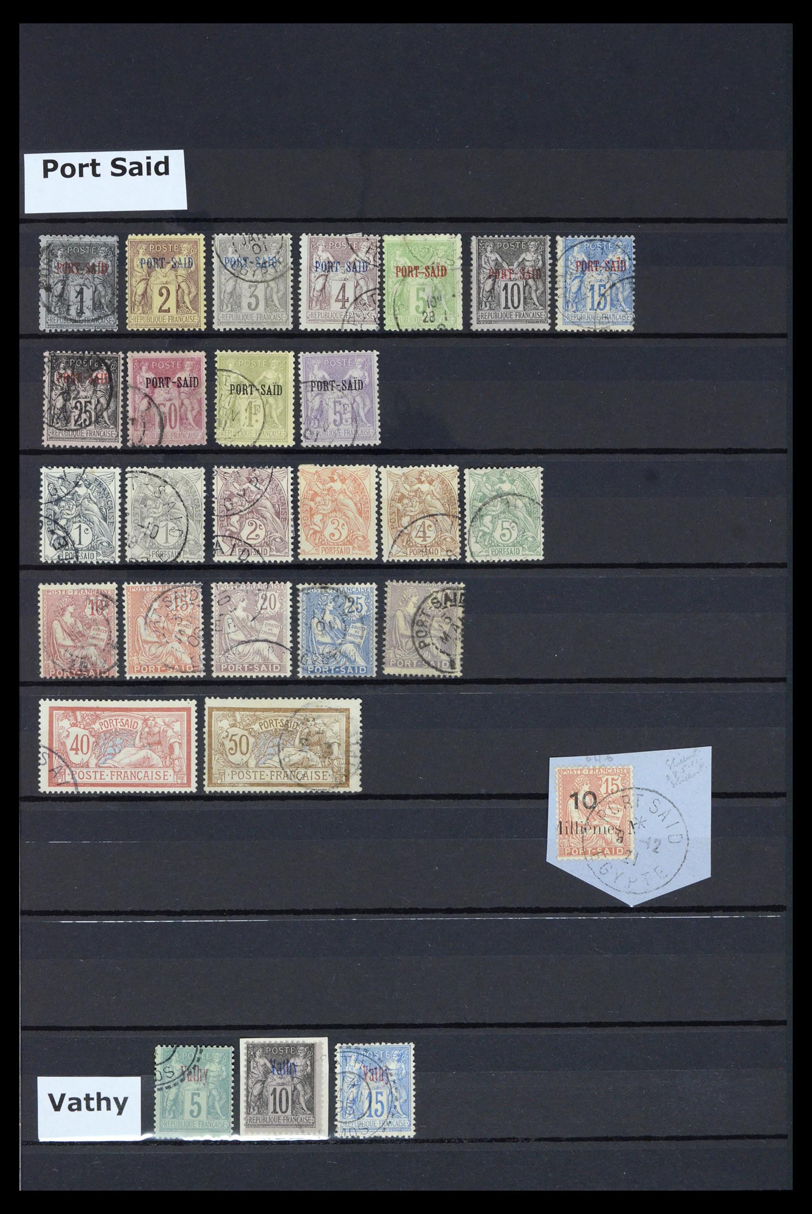 36895 055 - Postzegelverzameling 36895 Franse koloniën 1886-1959.