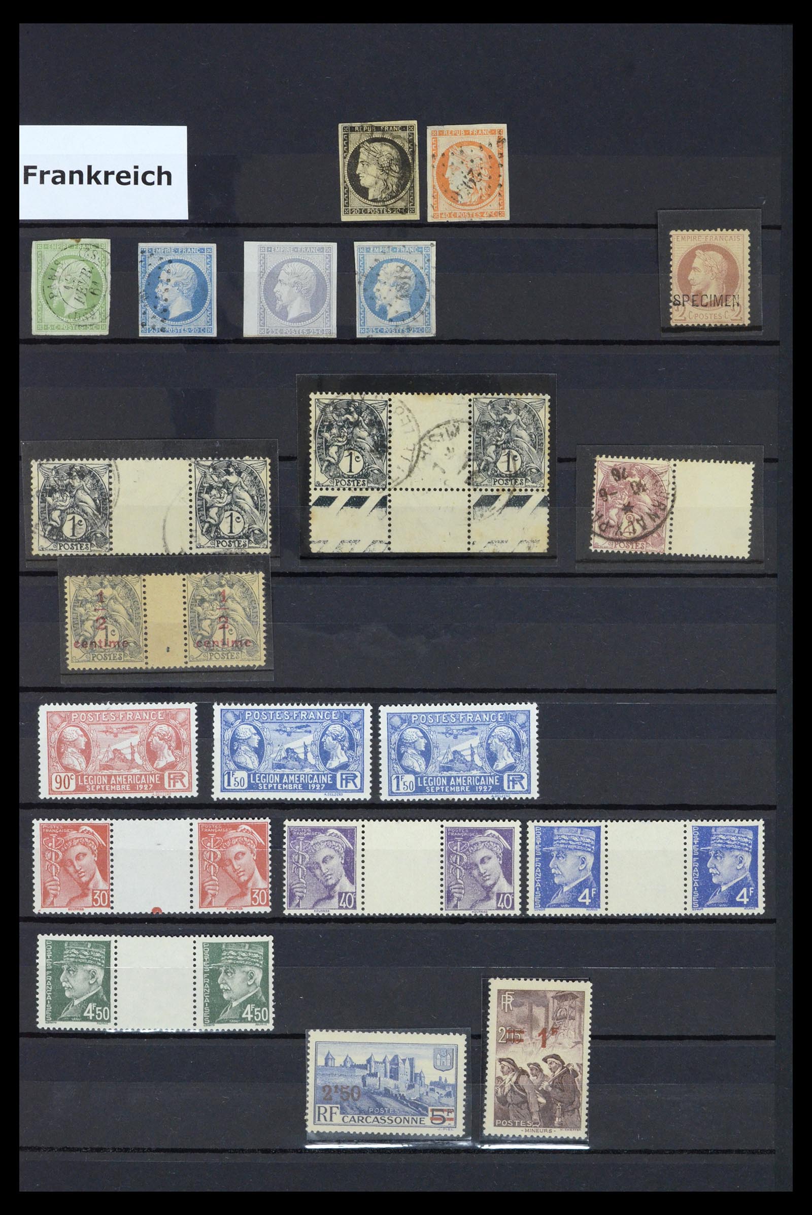 36895 057 - Postzegelverzameling 36895 Franse koloniën 1886-1959.