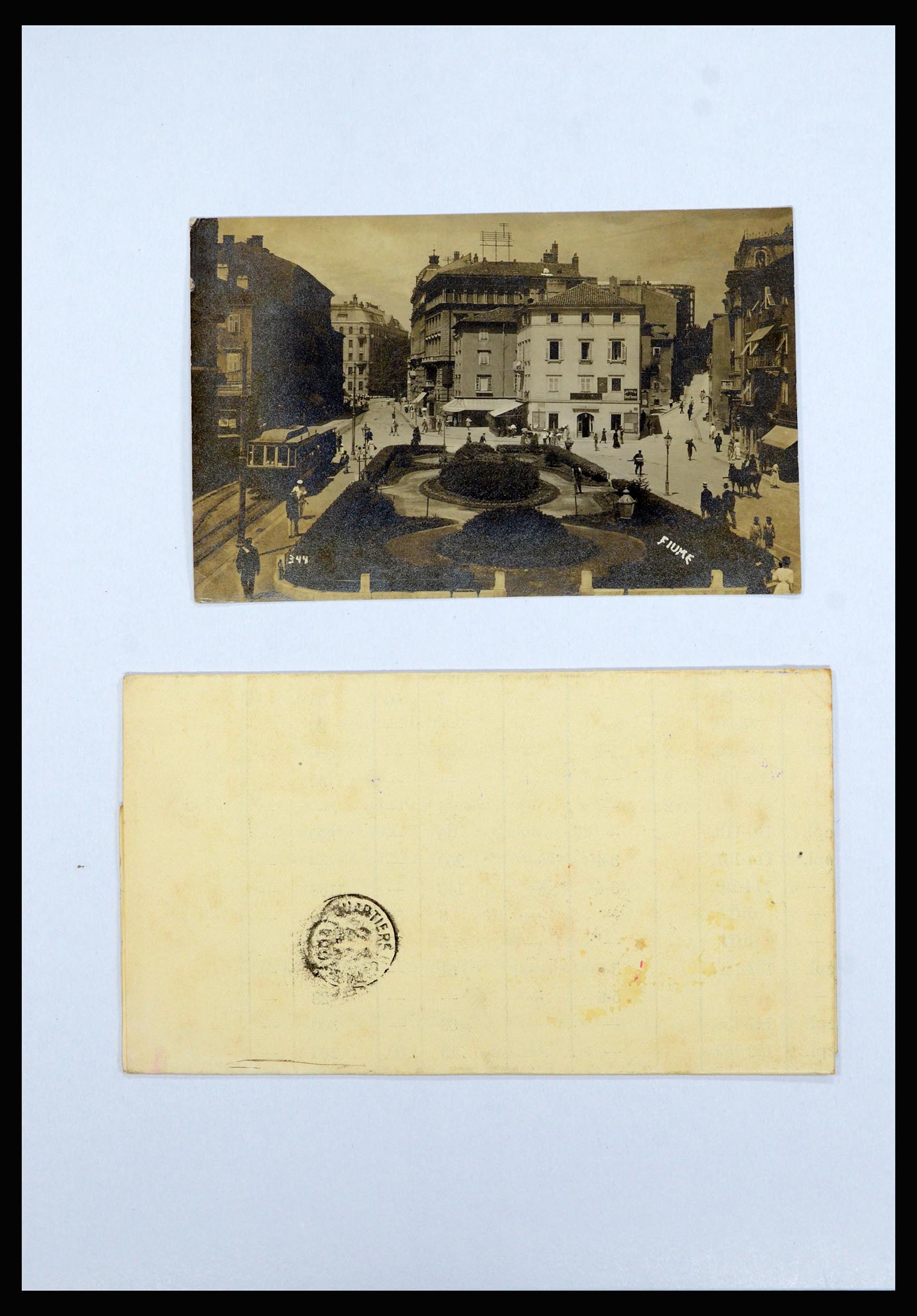 36896 010 - Postzegelverzameling 36896 Italië en koloniën brieven 1891-1955.