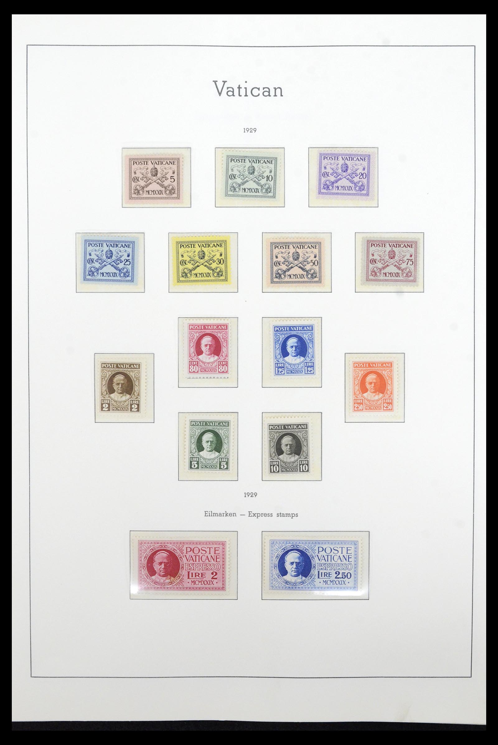 36897 001 - Postzegelverzameling 36897 Vaticaan 1929-1965.