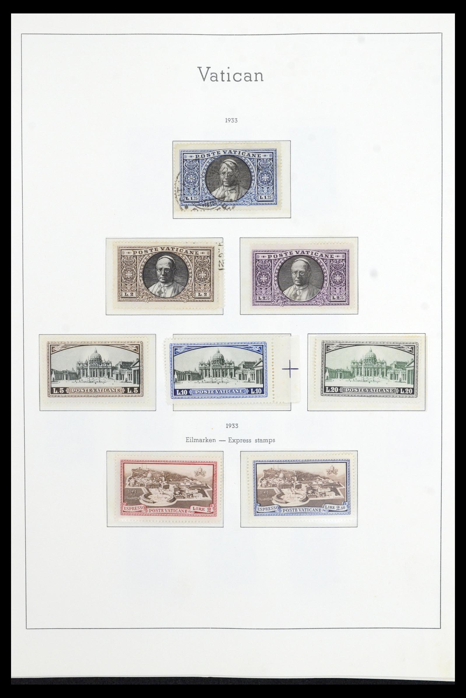 36897 006 - Postzegelverzameling 36897 Vaticaan 1929-1965.
