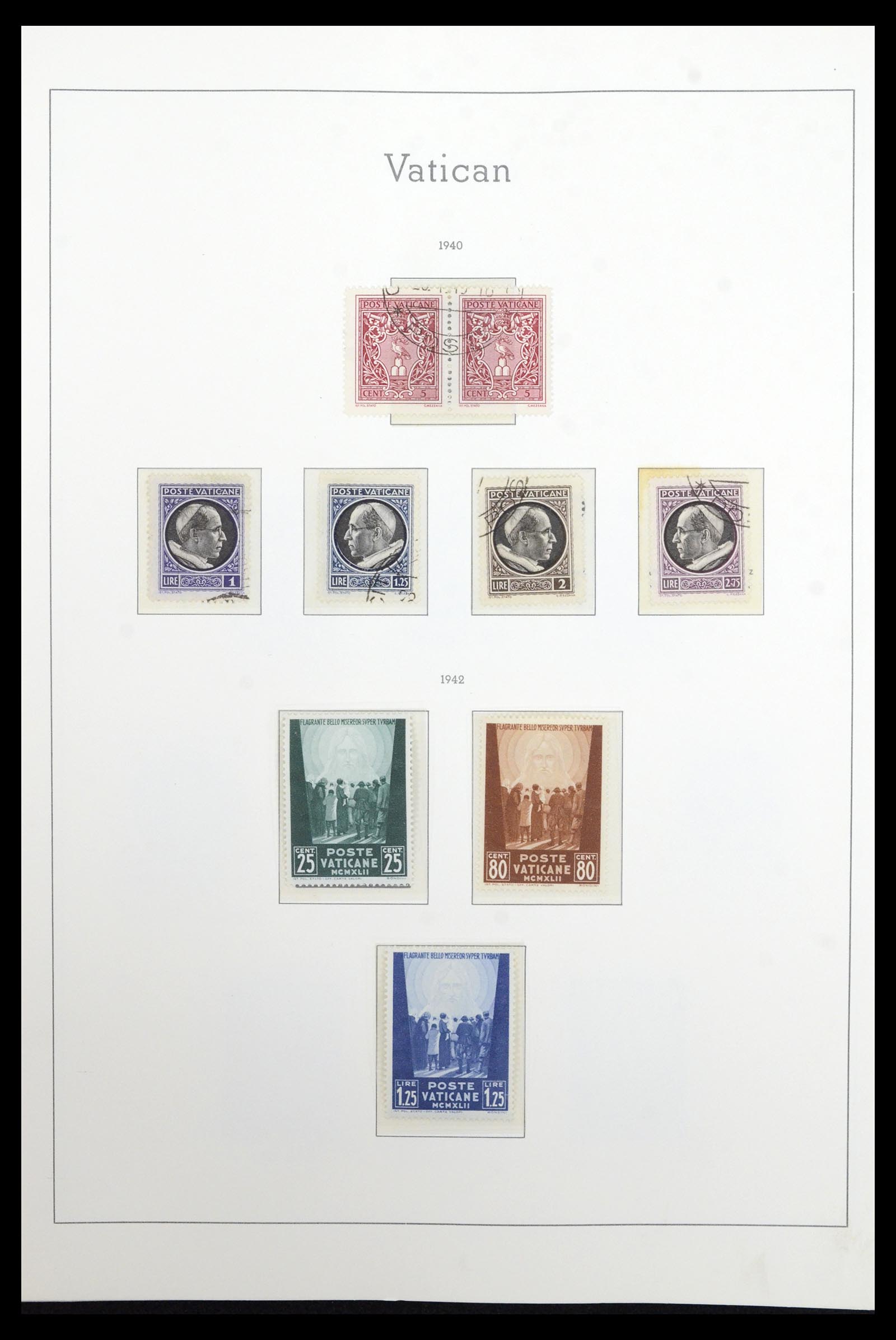 36897 010 - Postzegelverzameling 36897 Vaticaan 1929-1965.