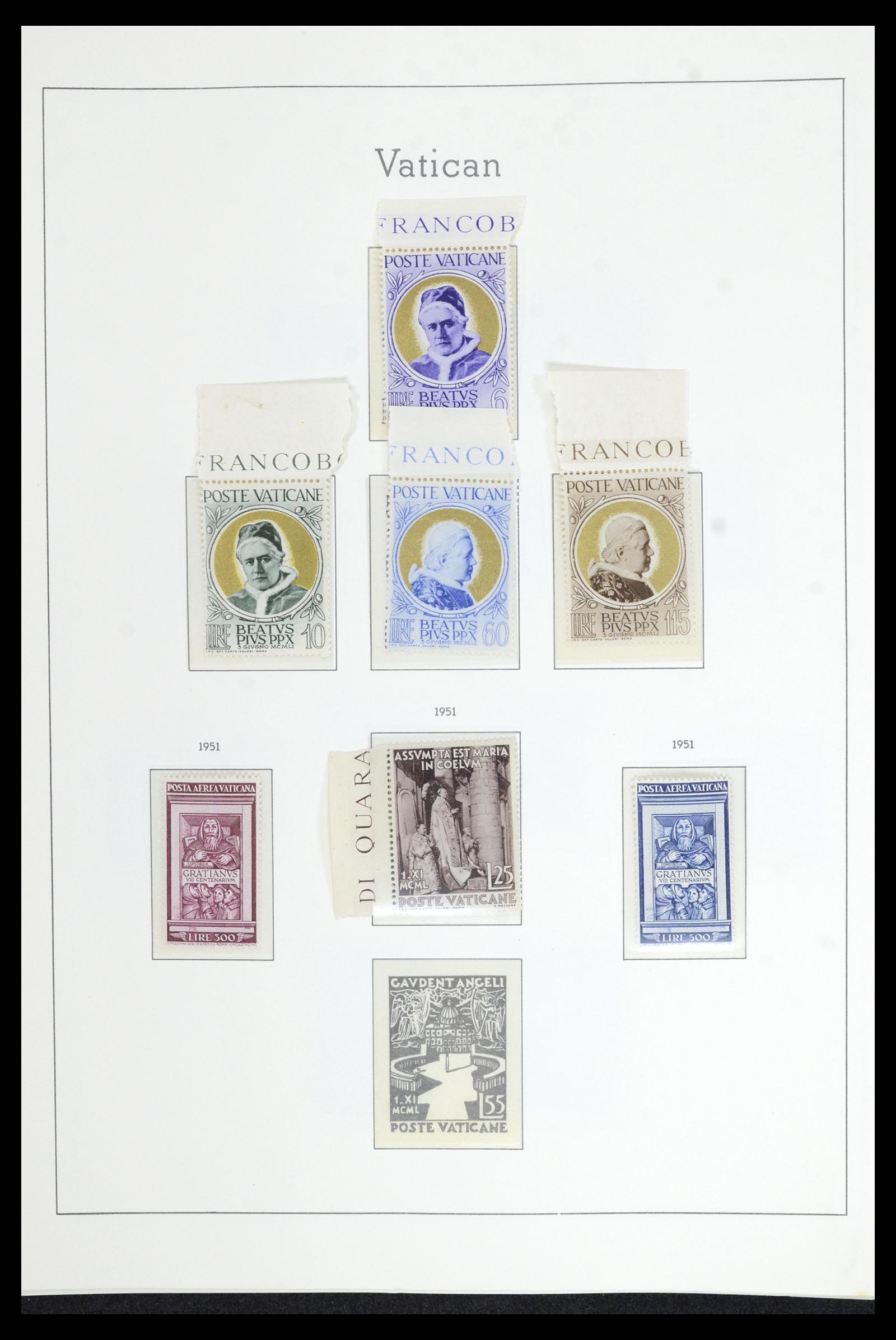 36897 019 - Postzegelverzameling 36897 Vaticaan 1929-1965.