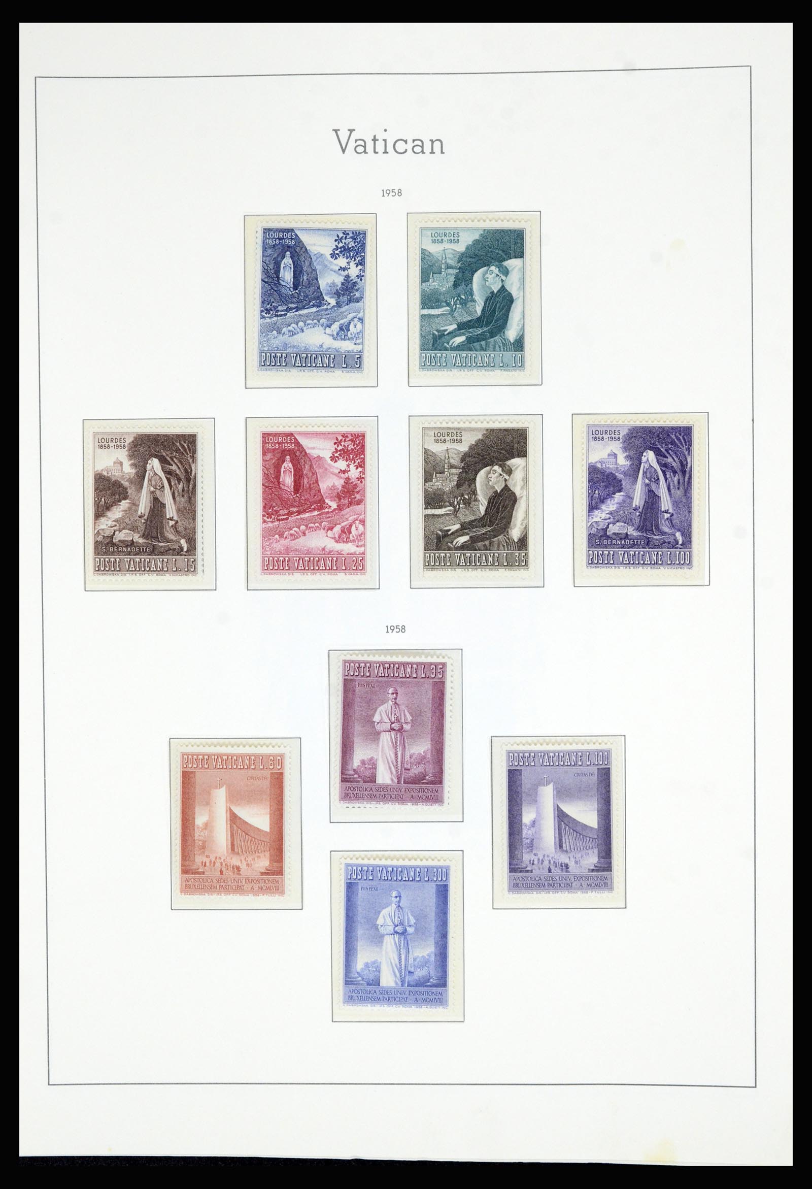 36897 030 - Postzegelverzameling 36897 Vaticaan 1929-1965.