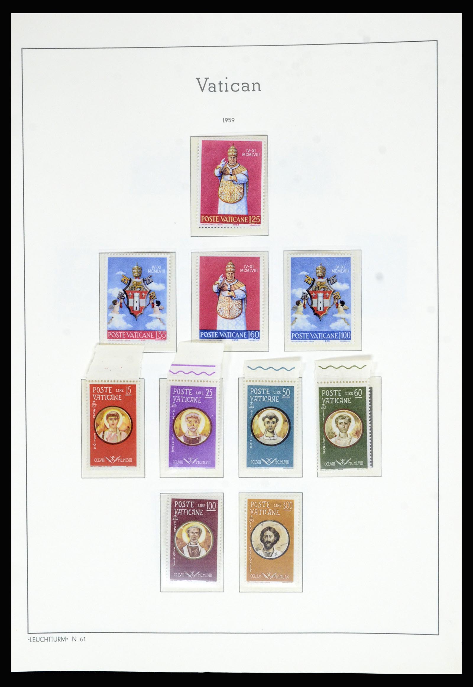 36897 033 - Postzegelverzameling 36897 Vaticaan 1929-1965.