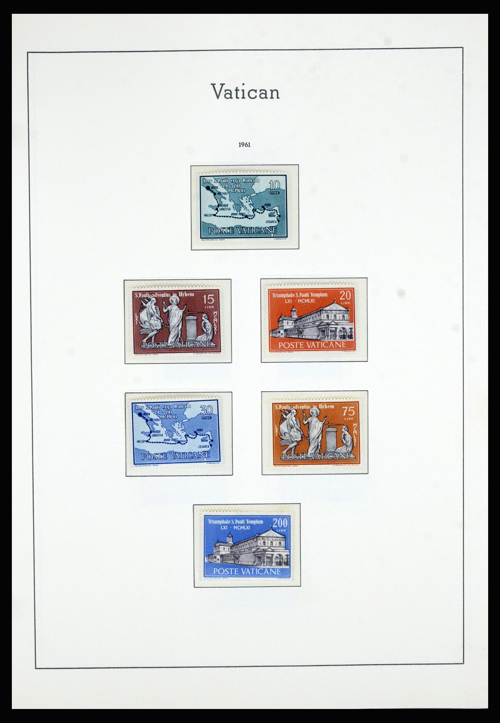 36897 039 - Postzegelverzameling 36897 Vaticaan 1929-1965.