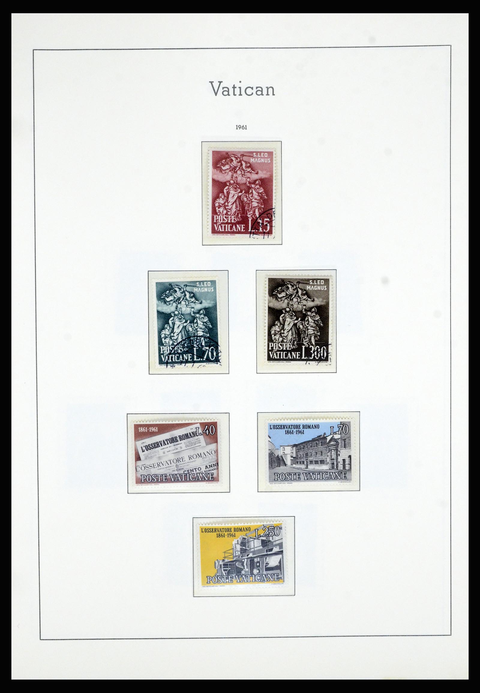 36897 040 - Postzegelverzameling 36897 Vaticaan 1929-1965.