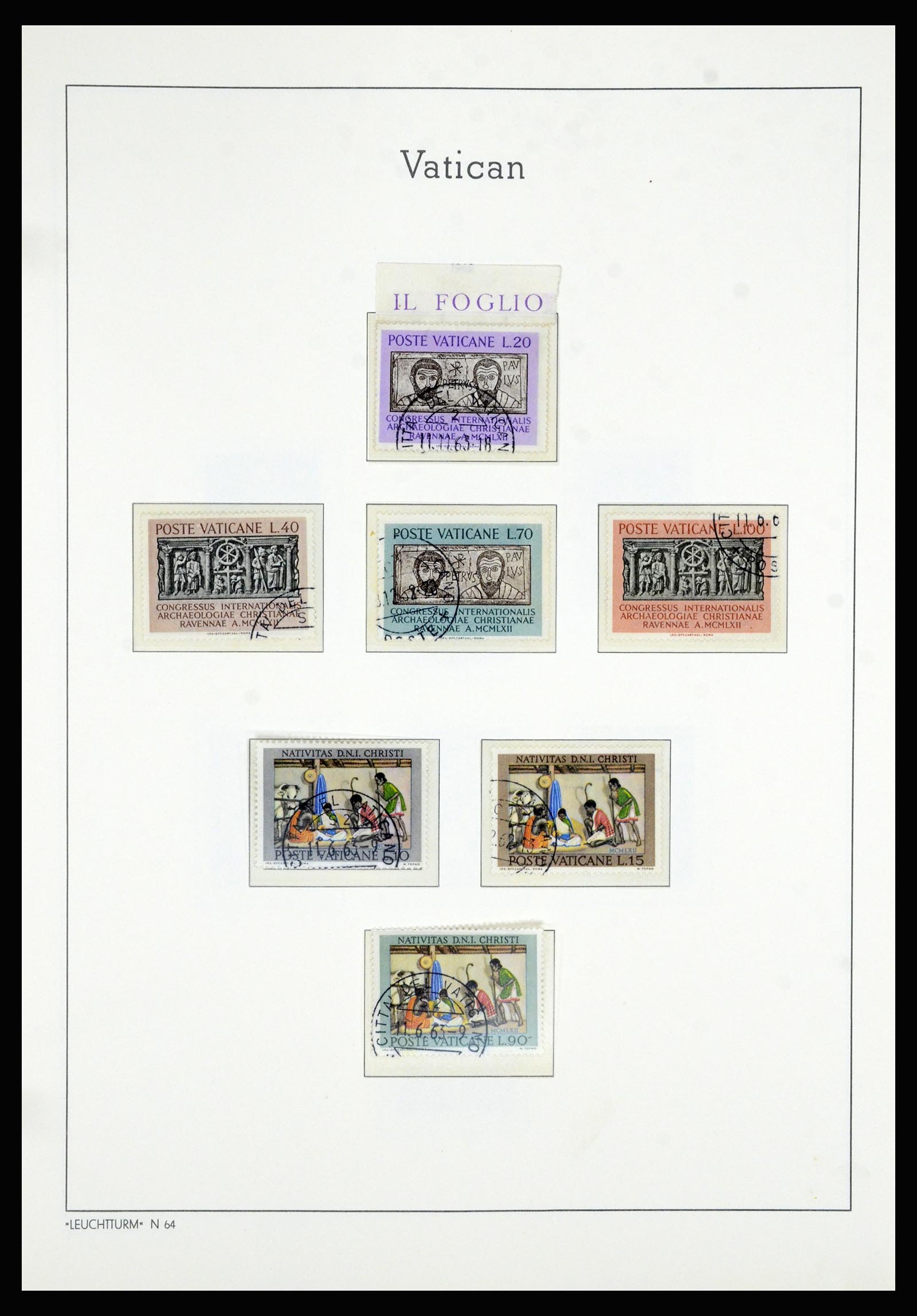 36897 045 - Postzegelverzameling 36897 Vaticaan 1929-1965.
