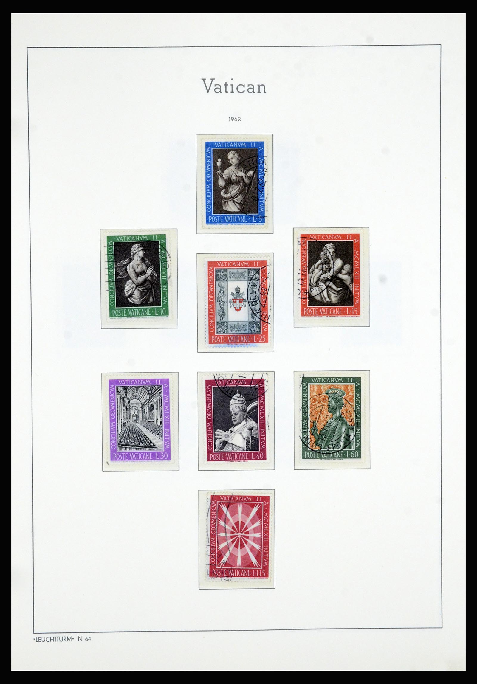 36897 046 - Postzegelverzameling 36897 Vaticaan 1929-1965.