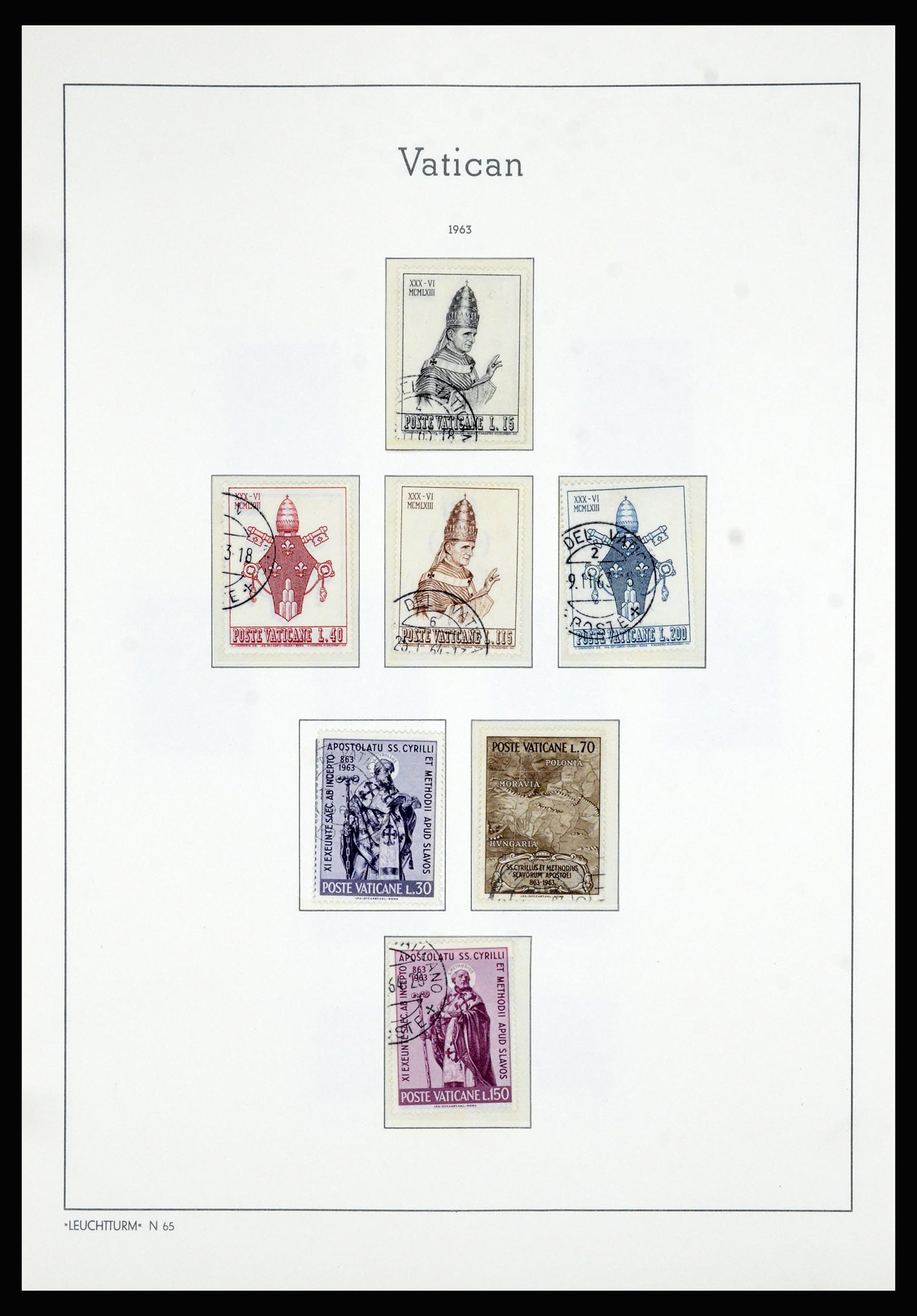 36897 048 - Postzegelverzameling 36897 Vaticaan 1929-1965.