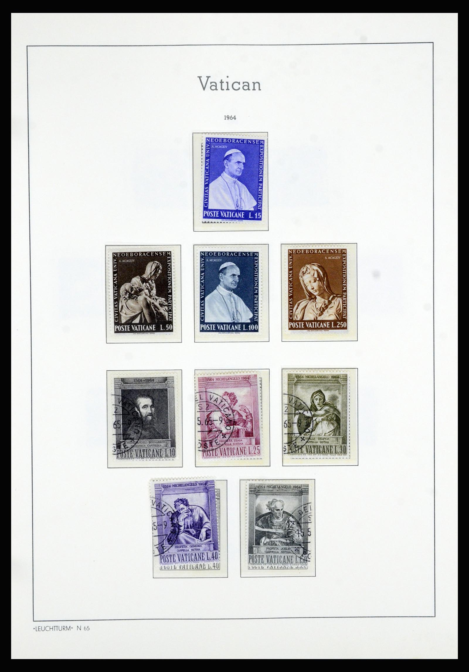 36897 050 - Postzegelverzameling 36897 Vaticaan 1929-1965.