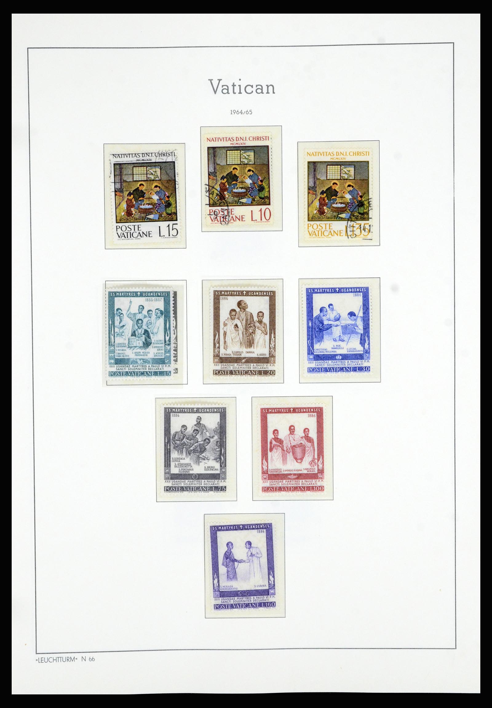 36897 052 - Postzegelverzameling 36897 Vaticaan 1929-1965.