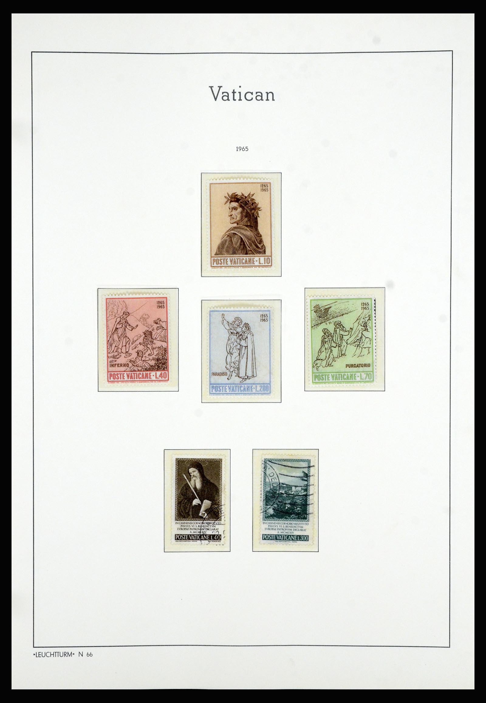 36897 053 - Postzegelverzameling 36897 Vaticaan 1929-1965.