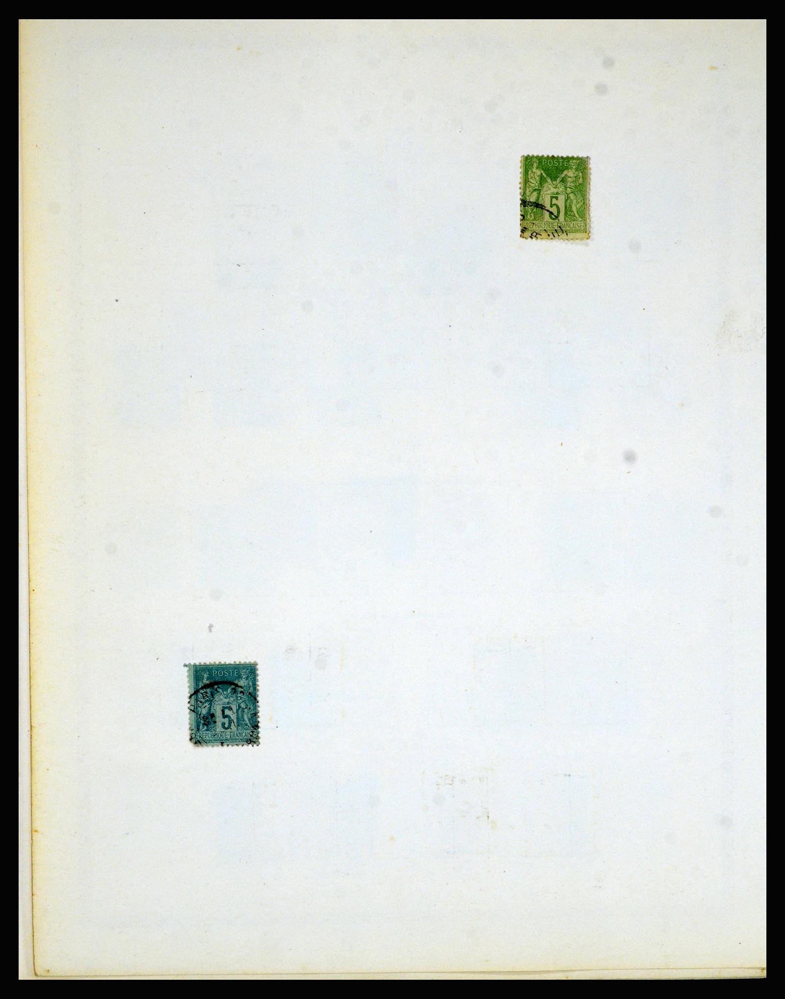 36898 004 - Postzegelverzameling 36898 Frankrijk 1849-1955.