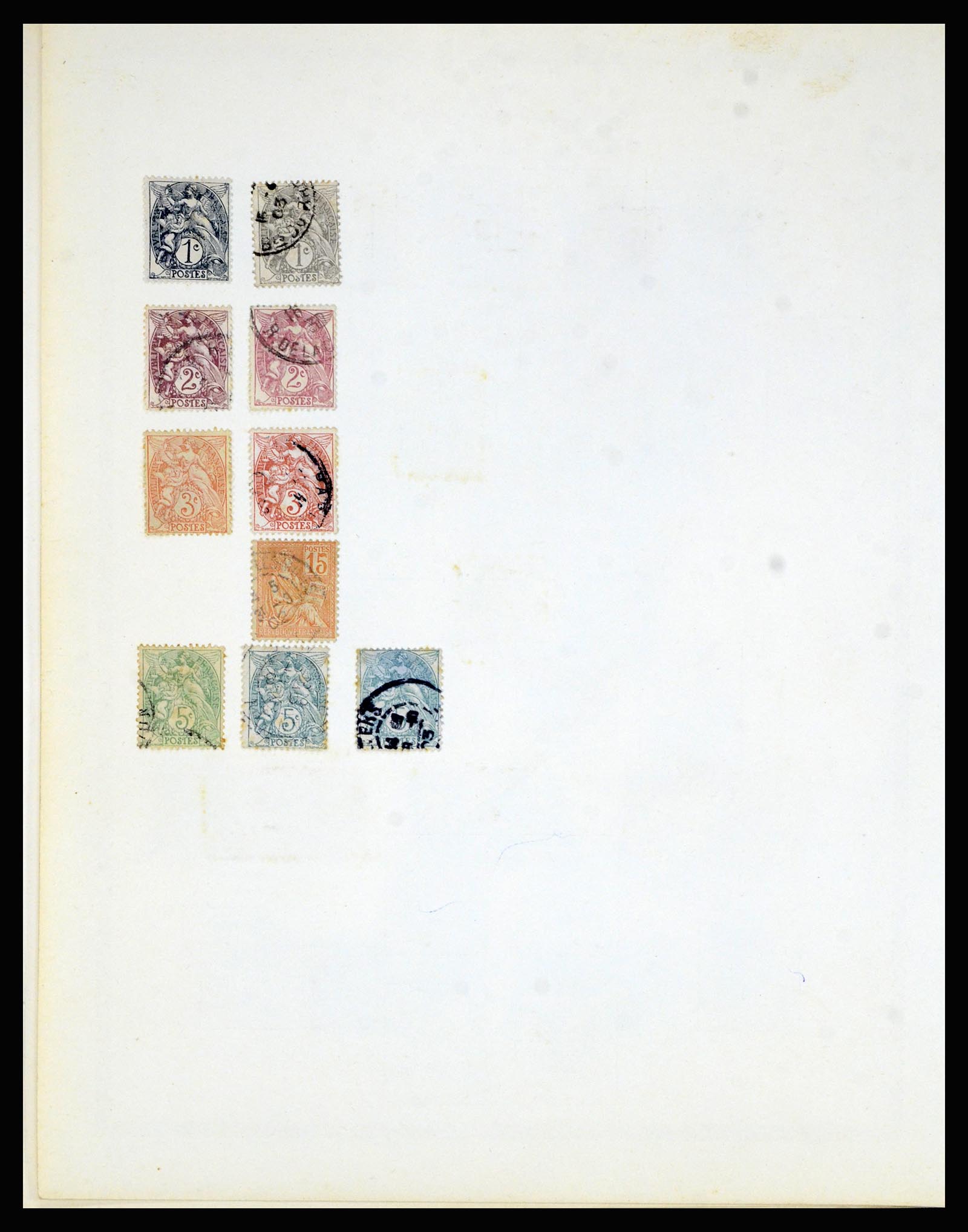 36898 007 - Postzegelverzameling 36898 Frankrijk 1849-1955.