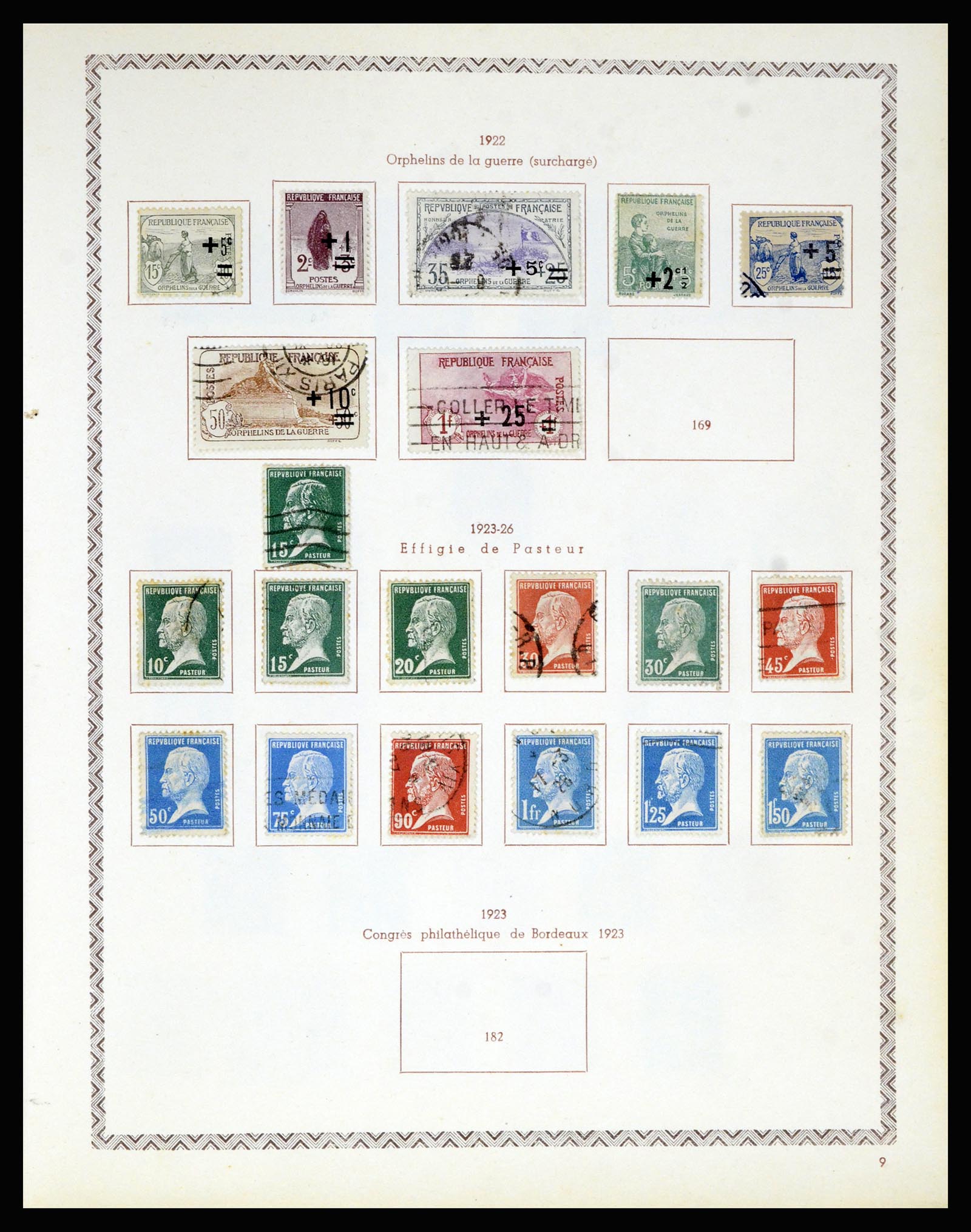 36898 012 - Postzegelverzameling 36898 Frankrijk 1849-1955.