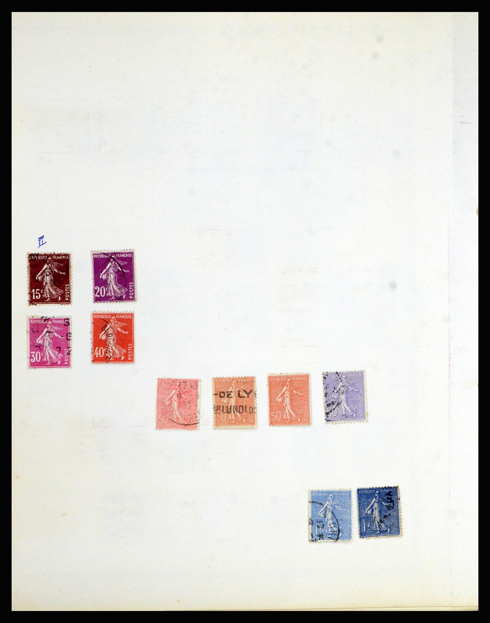 36898 013 - Postzegelverzameling 36898 Frankrijk 1849-1955.