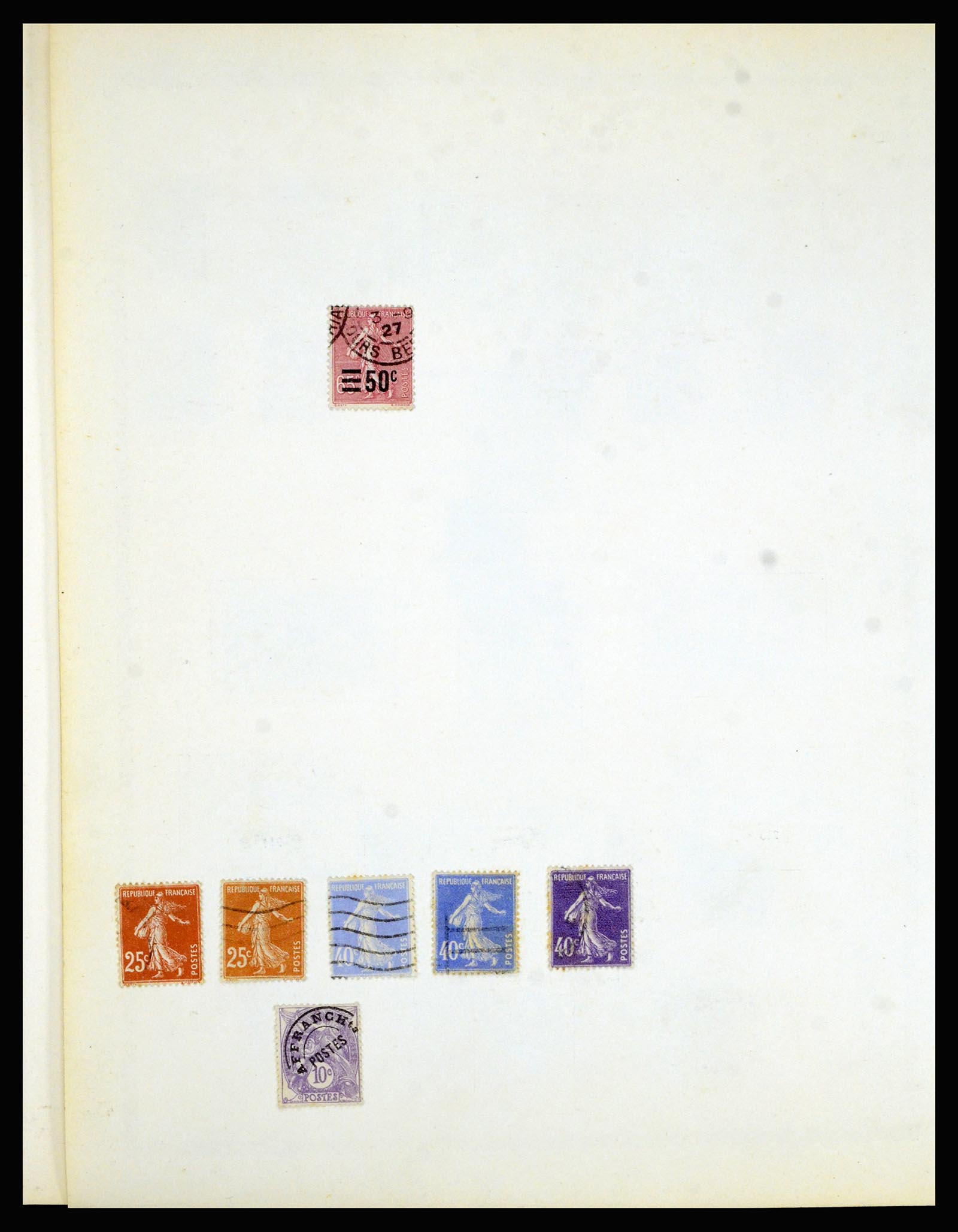36898 016 - Postzegelverzameling 36898 Frankrijk 1849-1955.