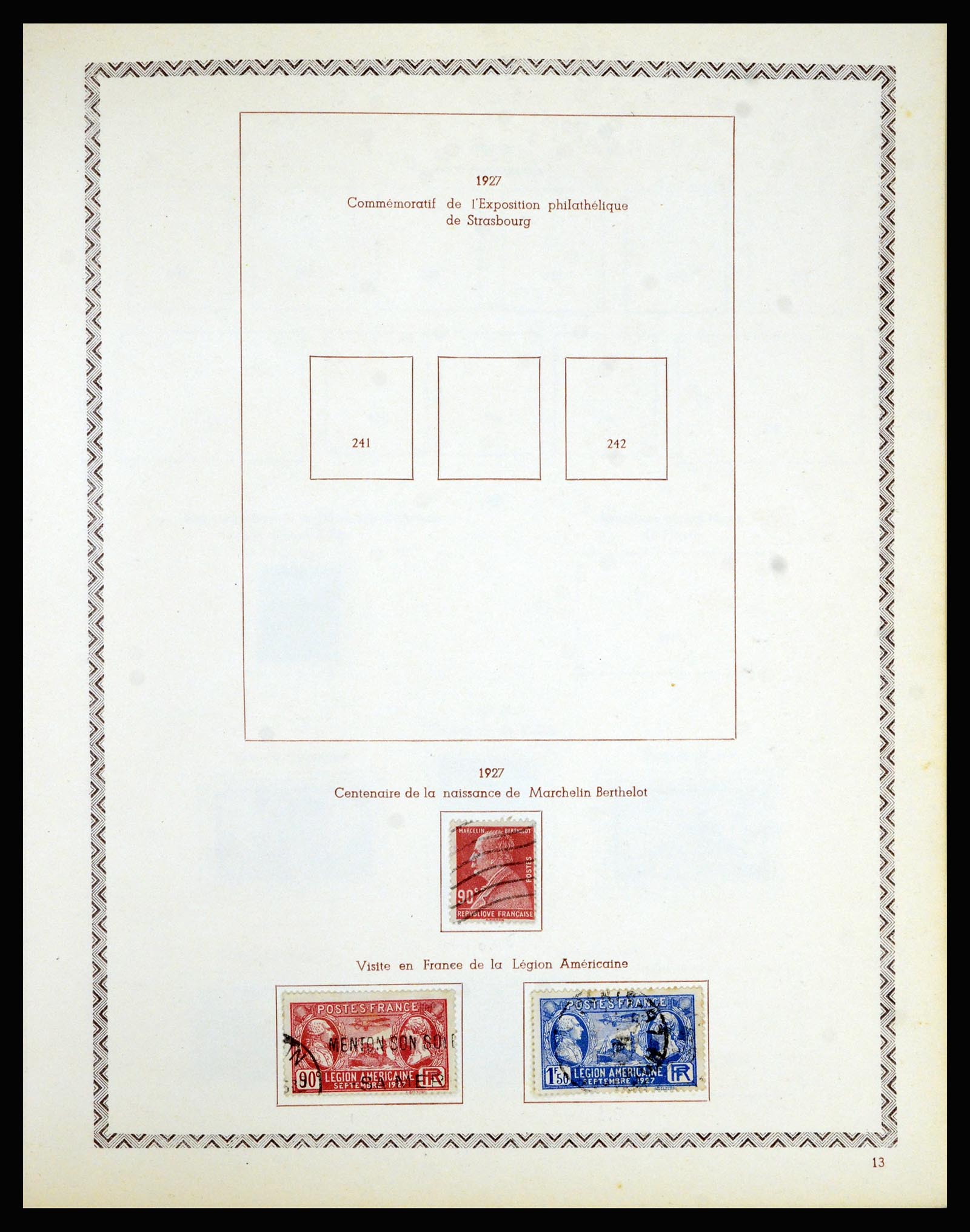36898 018 - Postzegelverzameling 36898 Frankrijk 1849-1955.