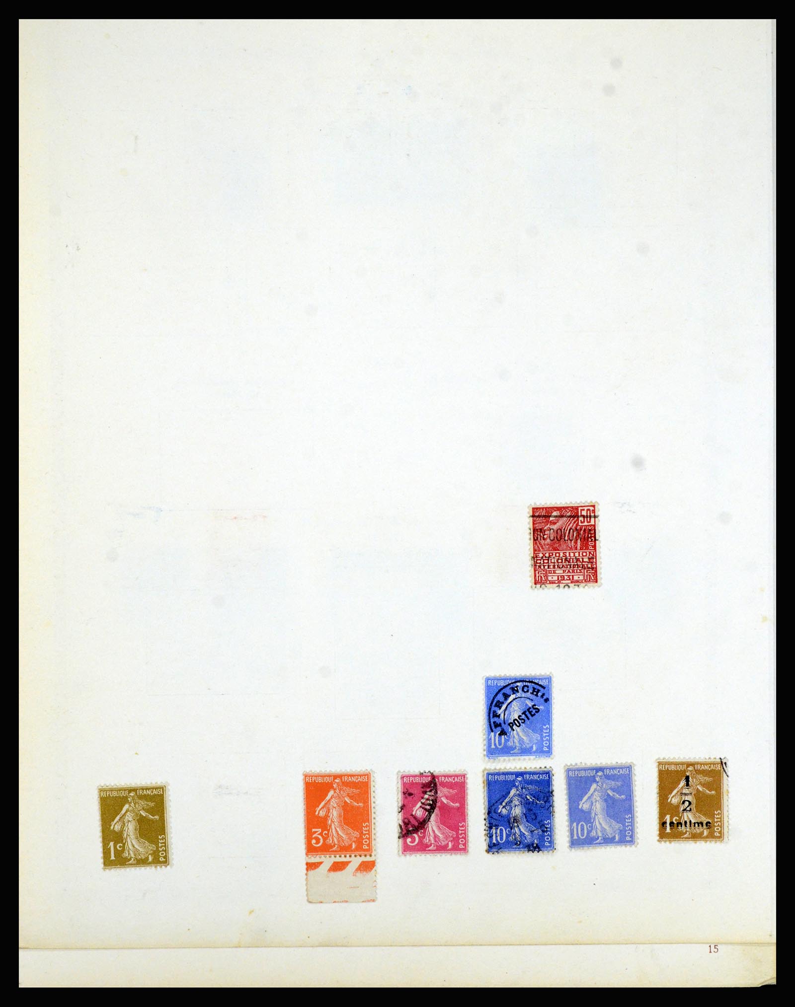 36898 020 - Postzegelverzameling 36898 Frankrijk 1849-1955.