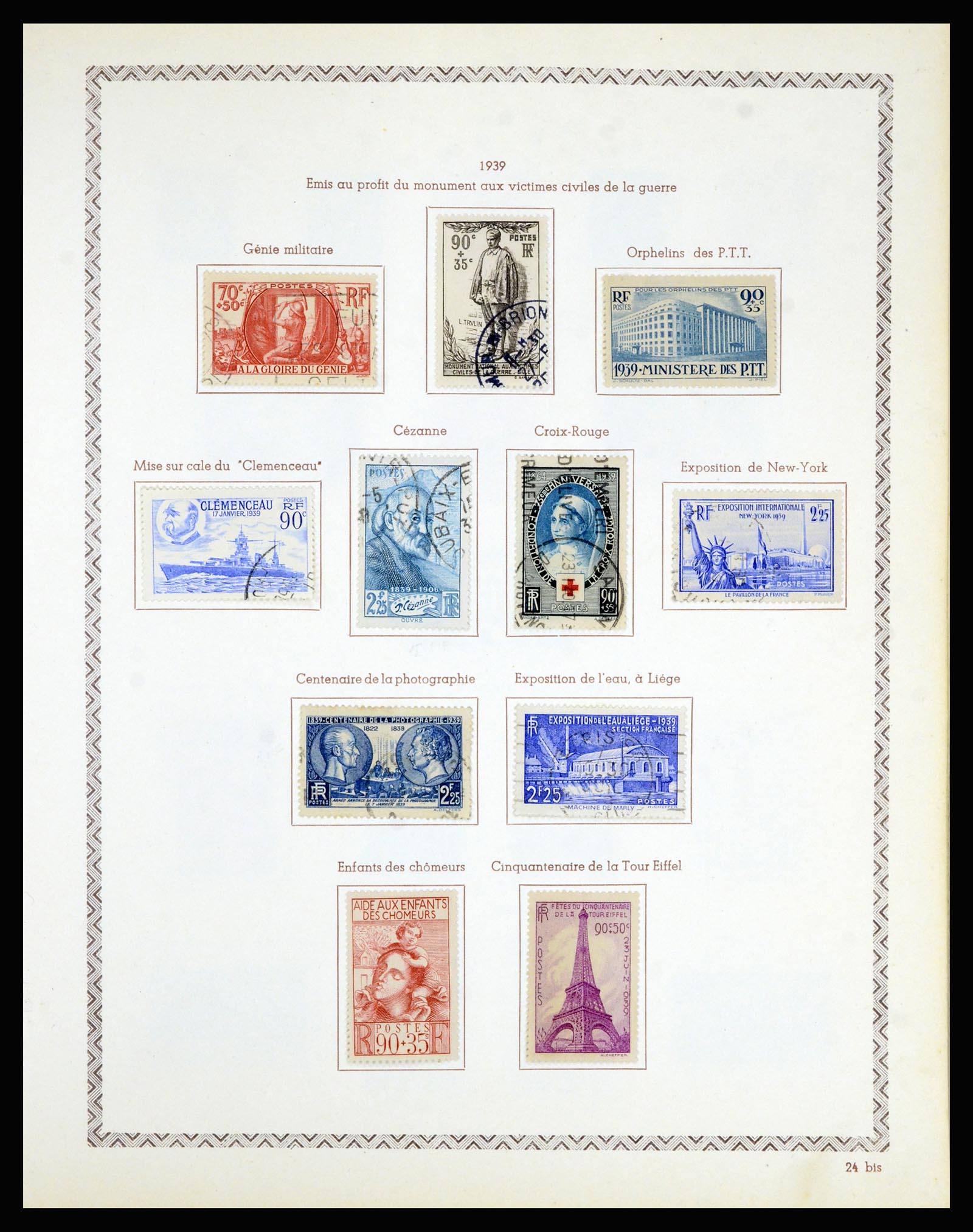 36898 031 - Postzegelverzameling 36898 Frankrijk 1849-1955.