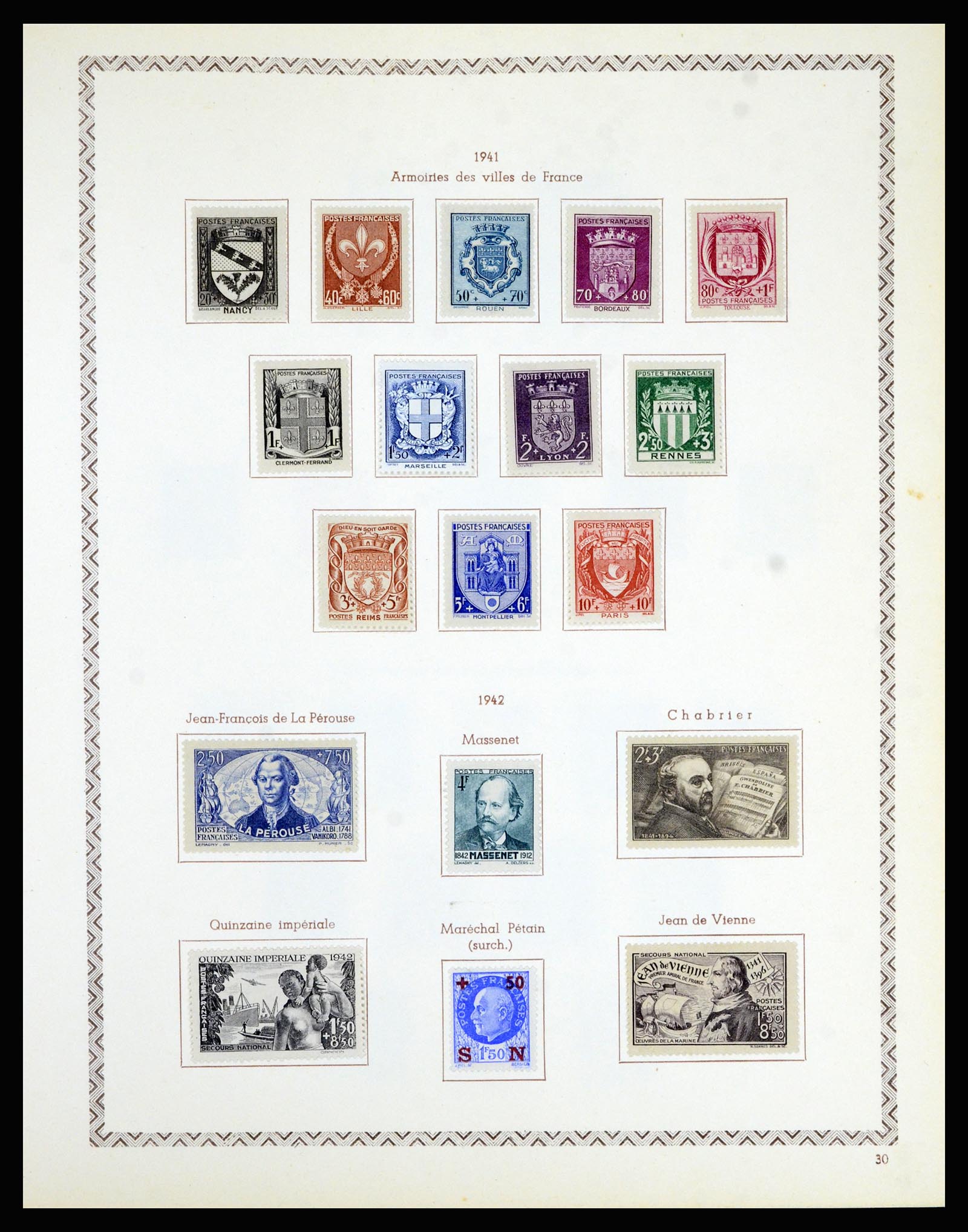 36898 037 - Postzegelverzameling 36898 Frankrijk 1849-1955.