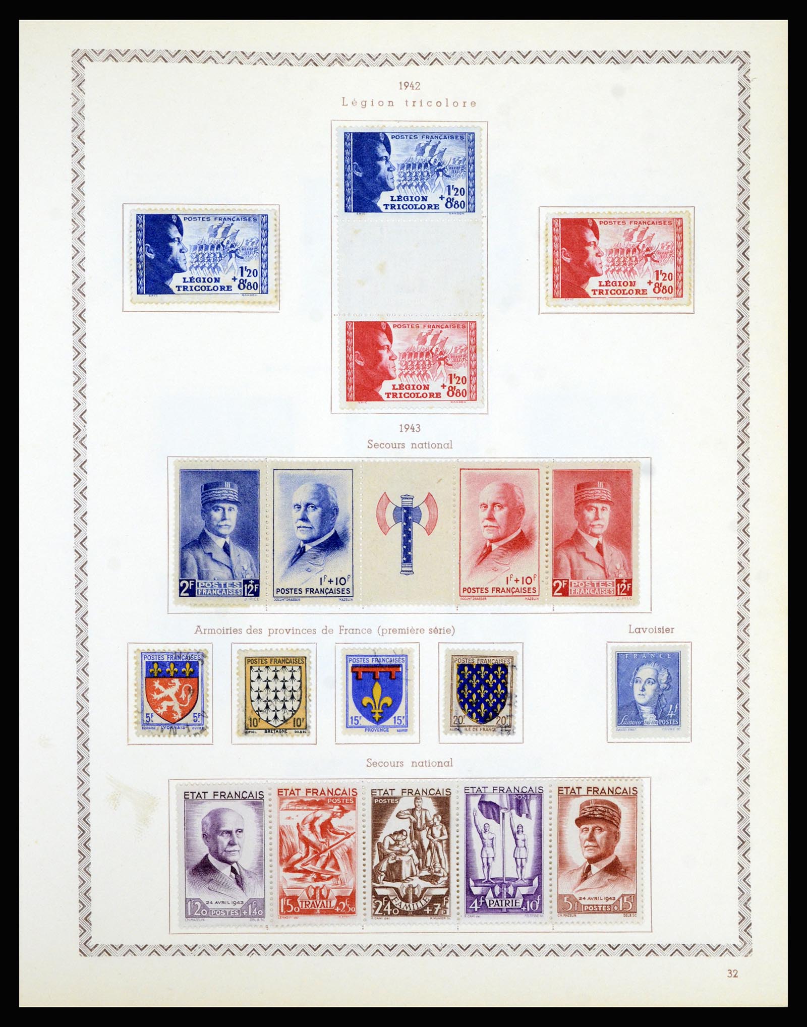 36898 039 - Postzegelverzameling 36898 Frankrijk 1849-1955.